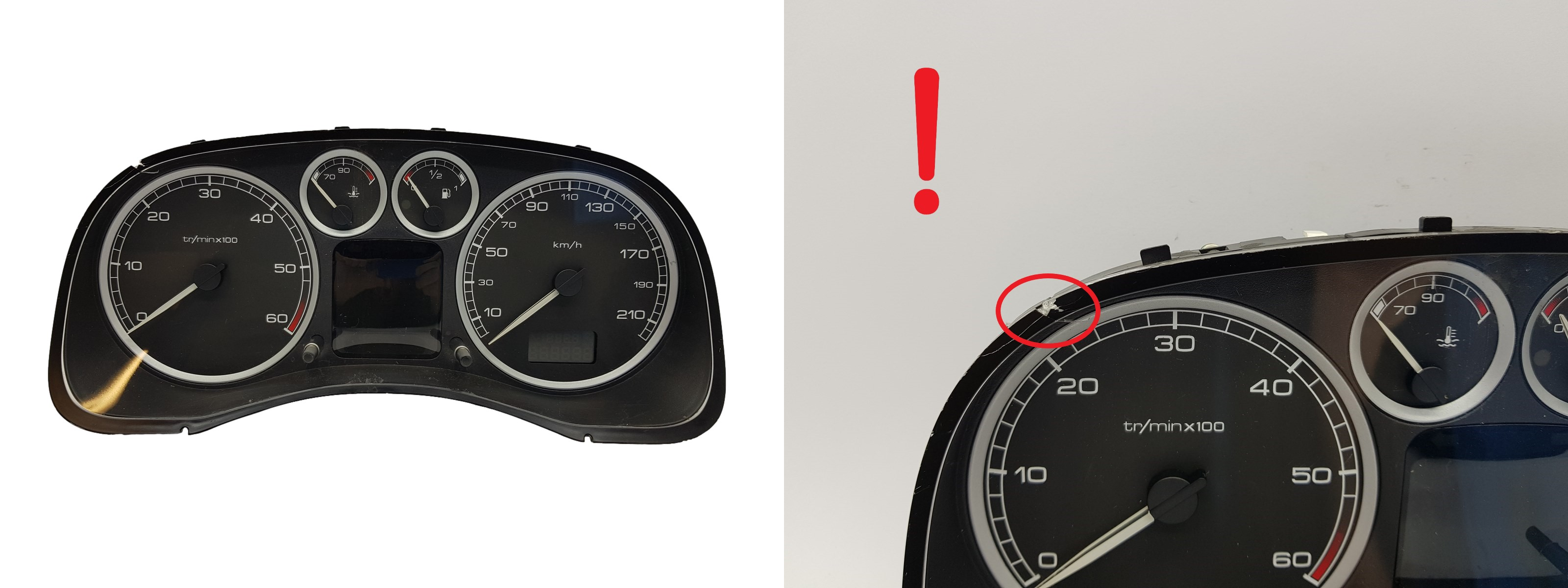 Tachometr Peugeot 307 P9636708880 2215 main product photo