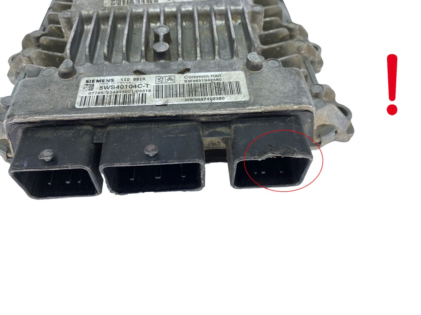 Blok Ovladačů 5WS40104C-T 9651942480 9647423380 PSA Siemens 63960 main product photo
