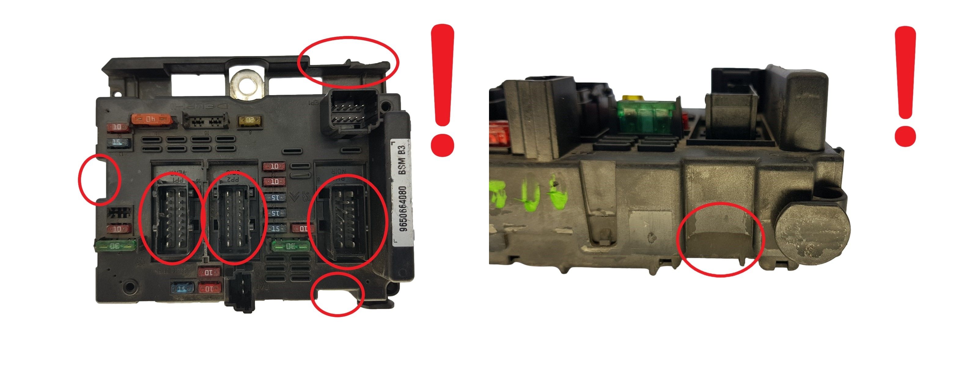 Blok Ovladačů BSM B3 9650664080 PSA Delphi 1706 main product photo