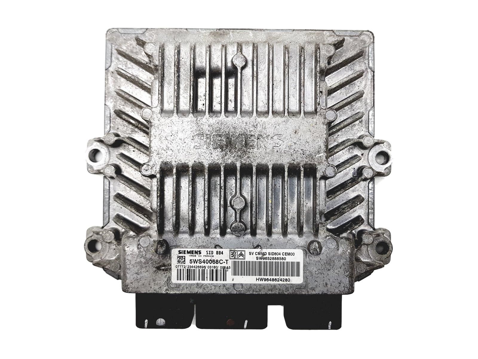 Blok Ovladačů 9652888580 9648624280 5WS40068C-T PSA Siemens main product photo