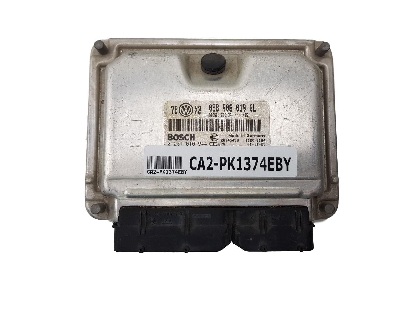 Řídicí Jednotka Motoru 038906019GL 0281010944 VW main product photo