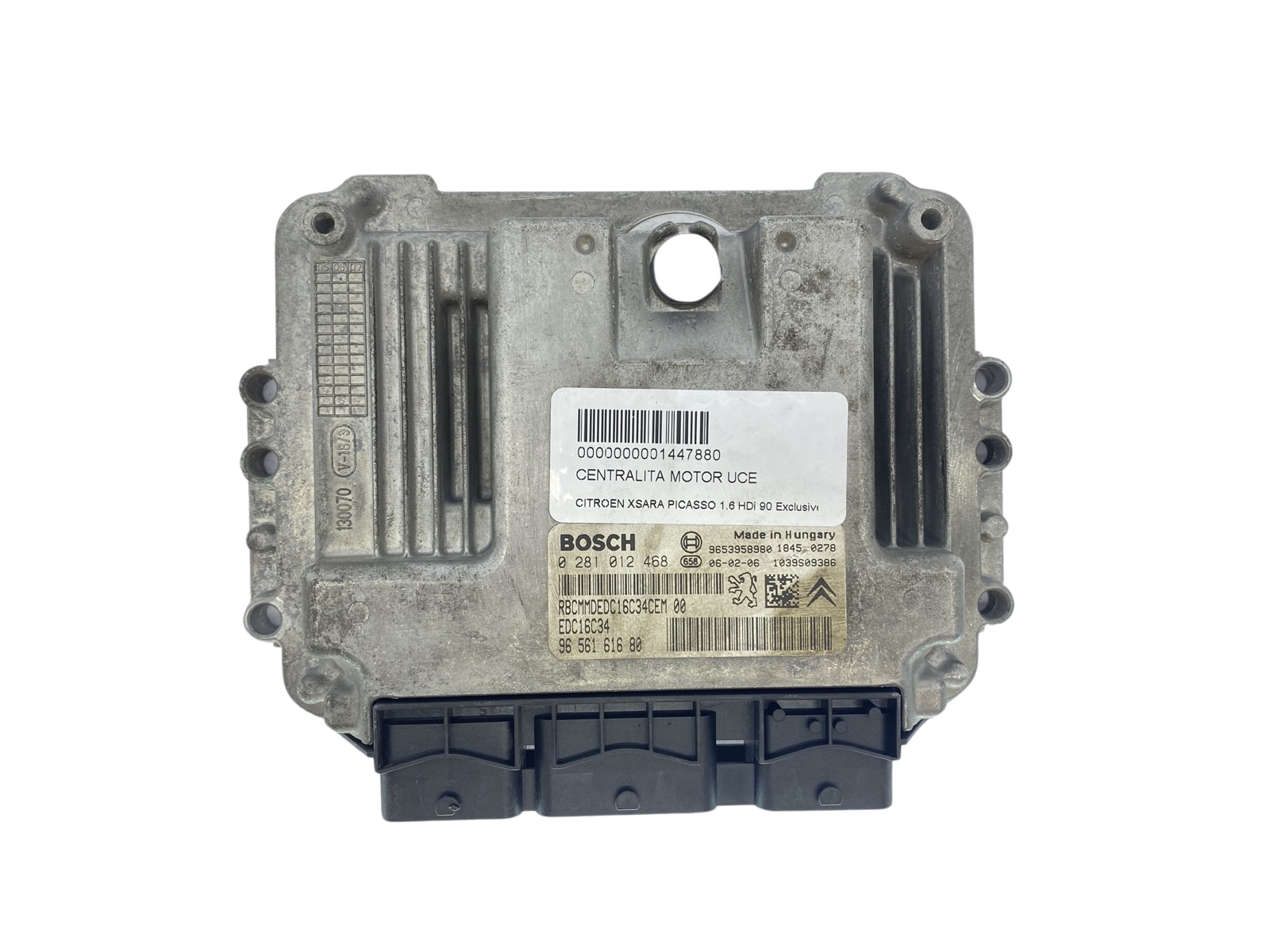 Blok Ovladačů 0281012468 9656161680 9653958980 PSA Bosch 63760 main product photo