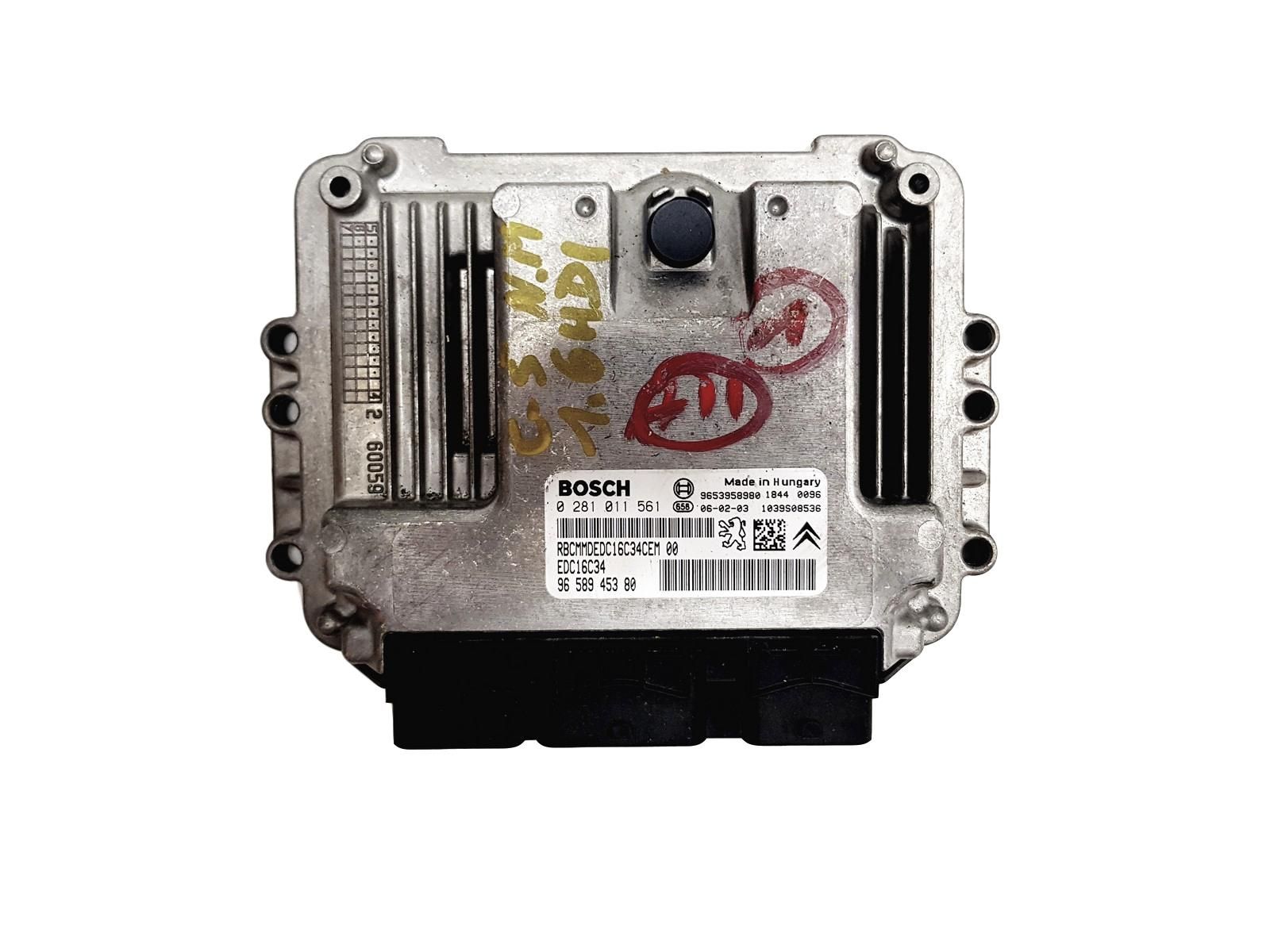 Blok Ovladačů 0281011561 9658945380 9653958980 PSA Bosch 4792 main product photo