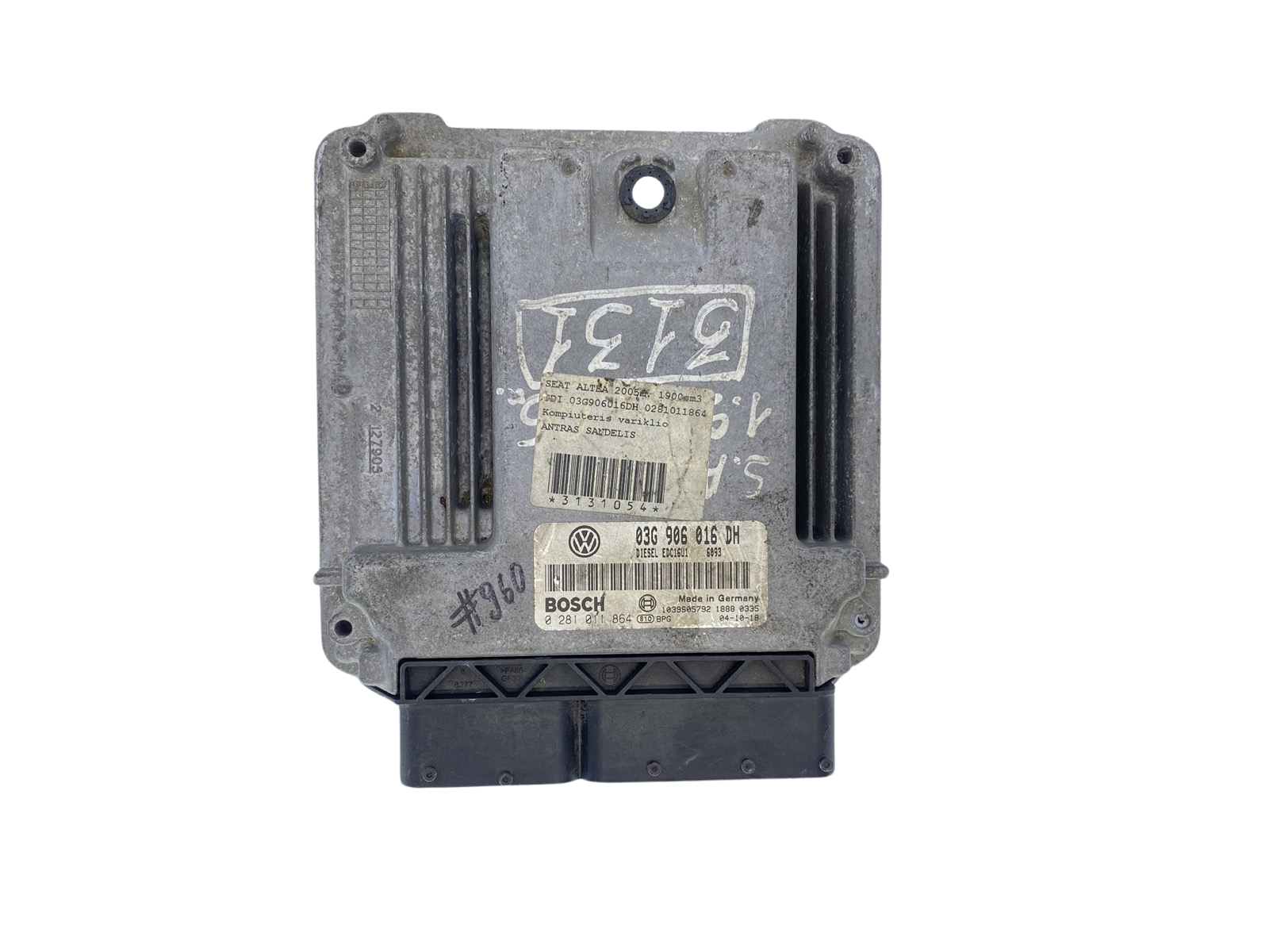 Blok Ovladačů 03G906016DH 0281011864 Seat Bosch 61883 main product photo