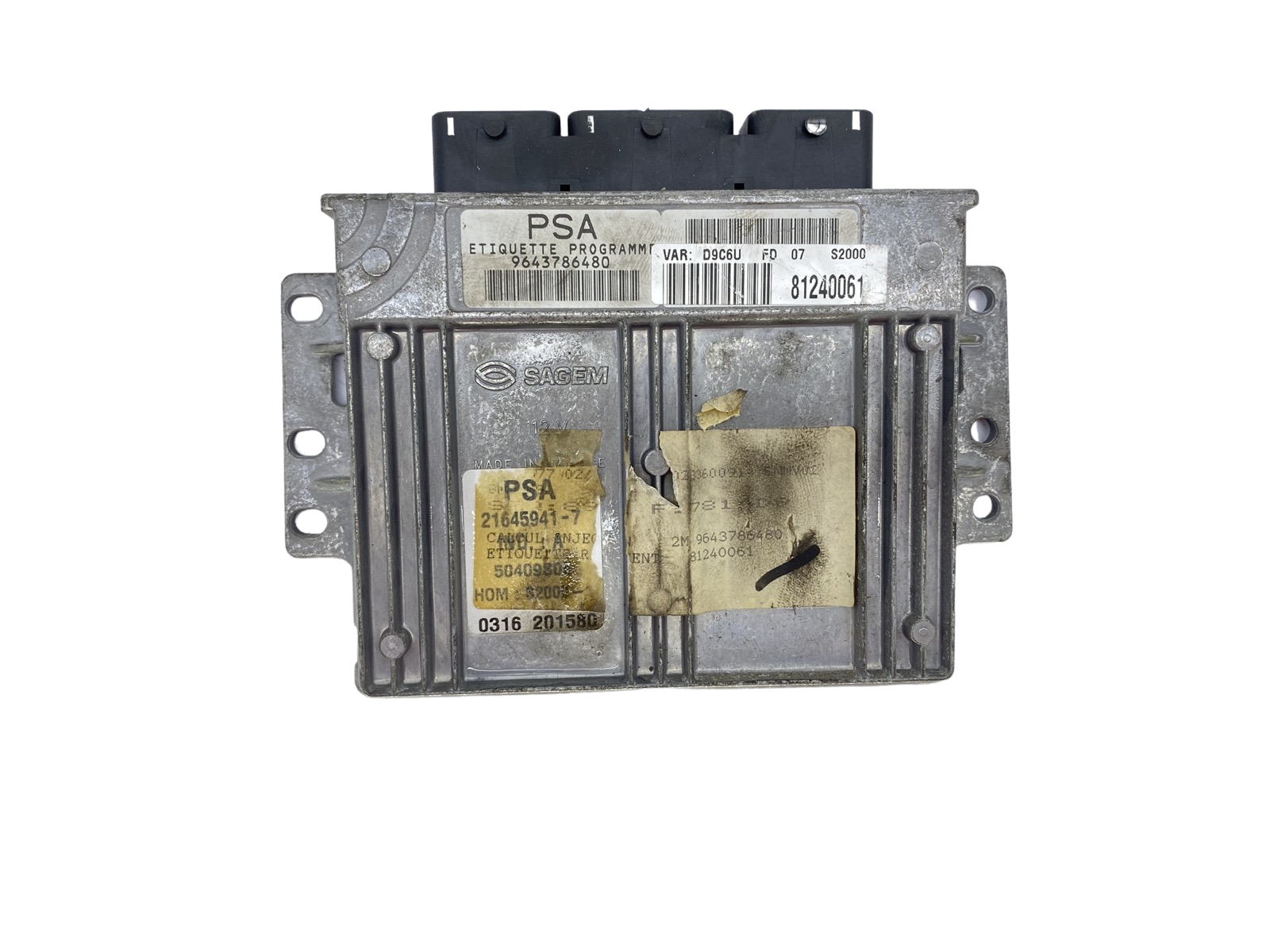 Blok Ovladačů 9643786480 9643786680-01 21645941-7 PSA Sagem 56995 main product photo