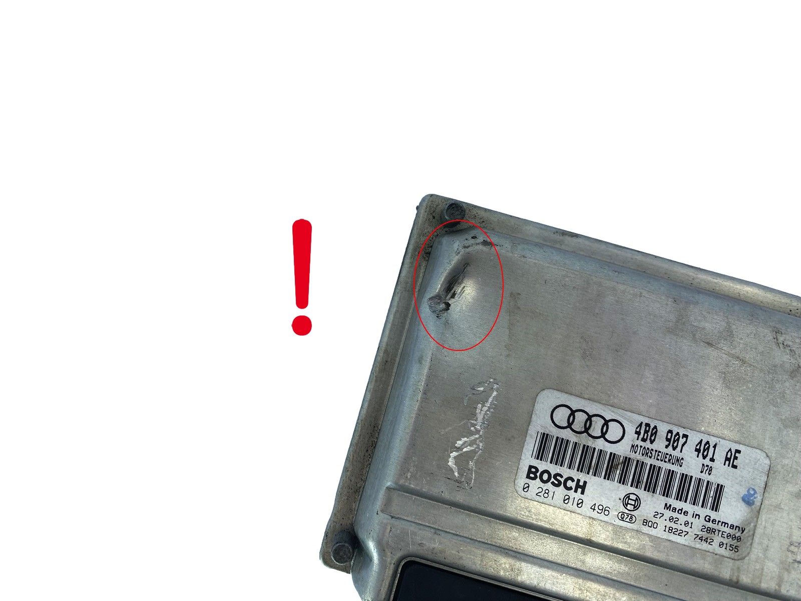 Blok Ovladačů 4B0907401AE 0281010496 Audi Bosch 61867 main product photo