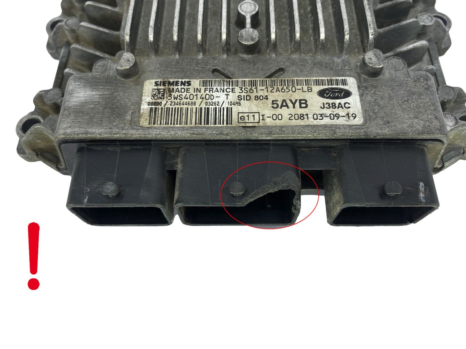 Blok Ovladačů 3S61-12A650-LB 5WS40140D-T SID 804 Ford Siemens 48784 main product photo