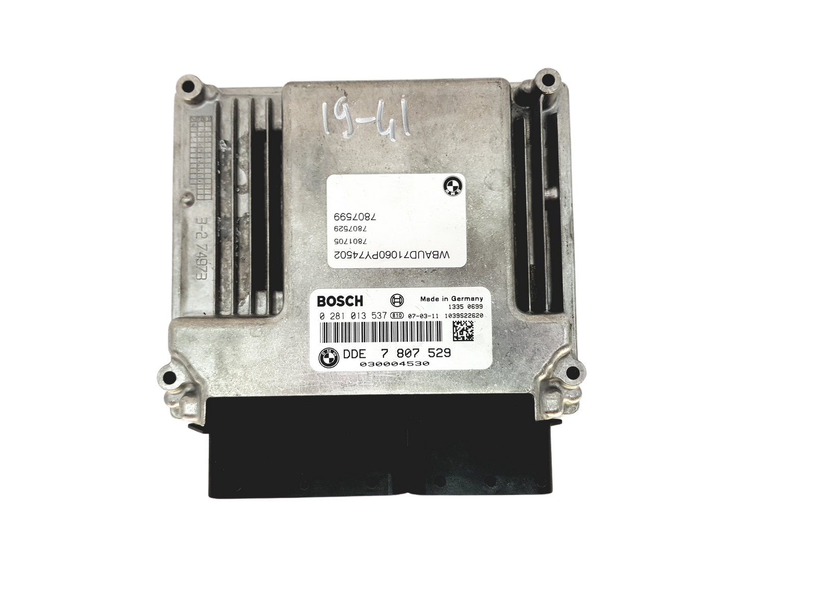 Blok Ovladačů 0281013537 DDE 7807529 BMW Bosch 29164 main product photo