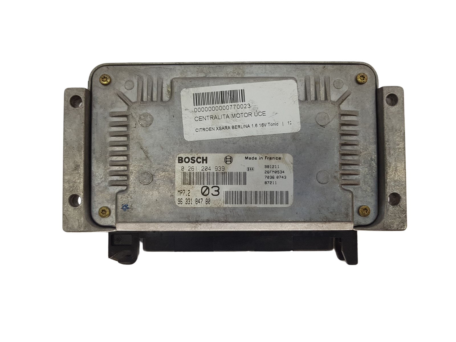 Blok Ovladačů 0261204939 9633184780 26FM0534 PSA Bosch 3519 main product photo