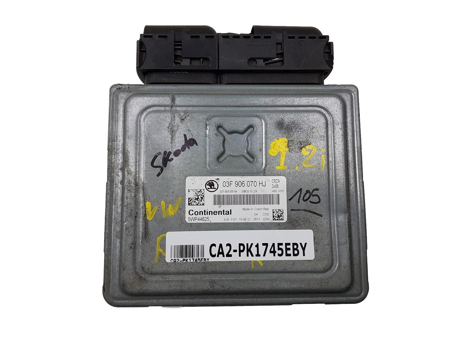 Řídicí Jednotka Motoru 03F906070HJ 5WP44825 Skoda main product photo