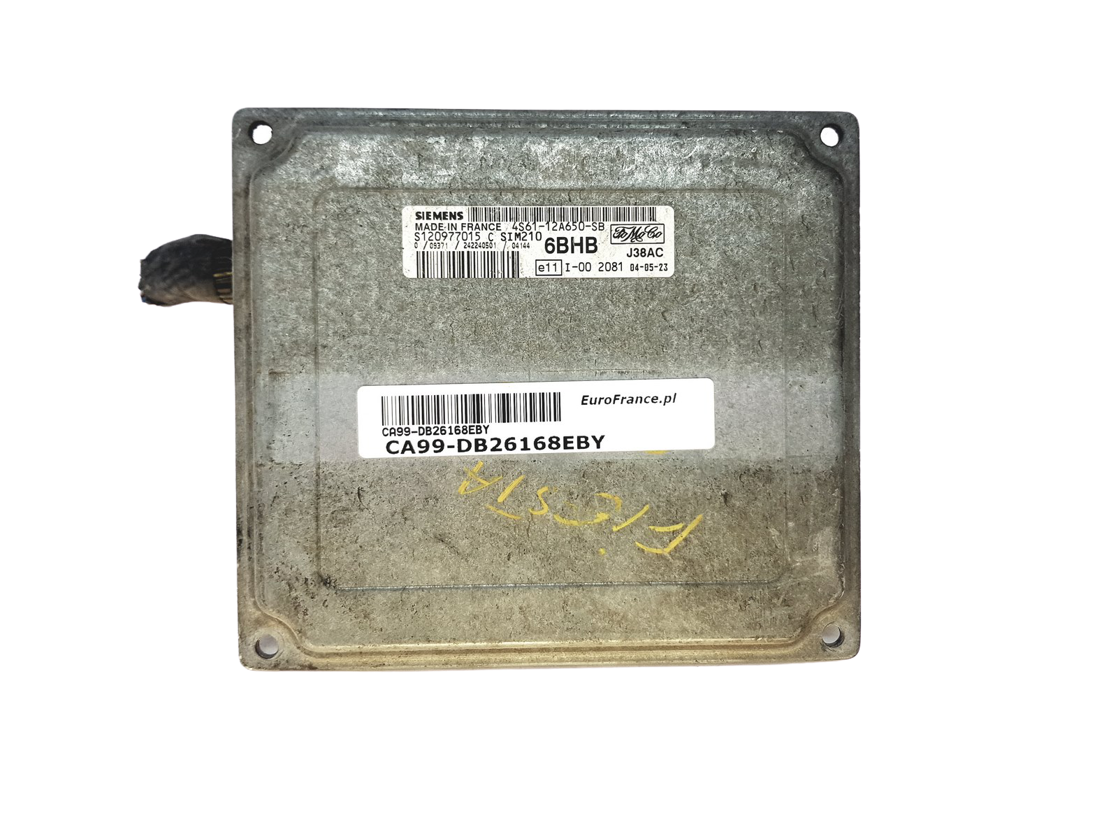 Blok Ovladačů 4S61-12A650-SB S120977015C Ford Mazda Siemens 26168 main product photo