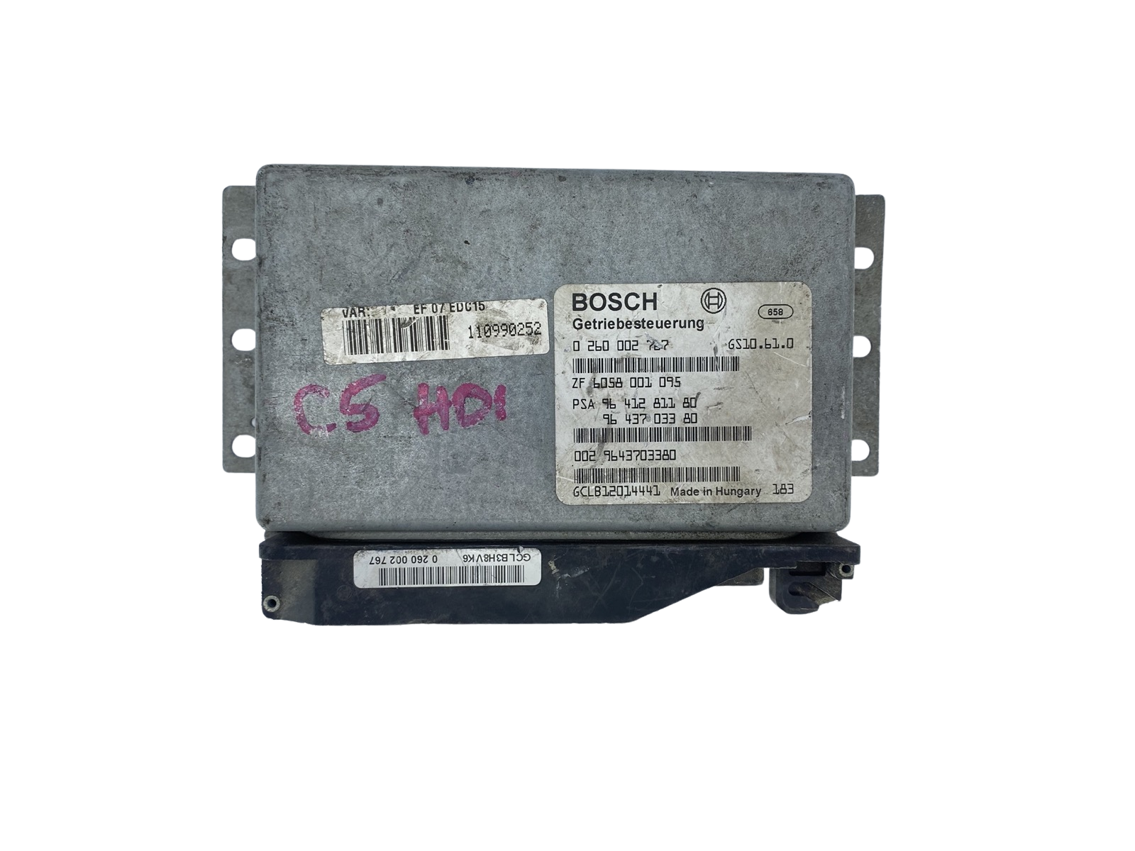 Blok Ovladačů PSA 0260002767 9641281180 Bosch 55274 main product photo