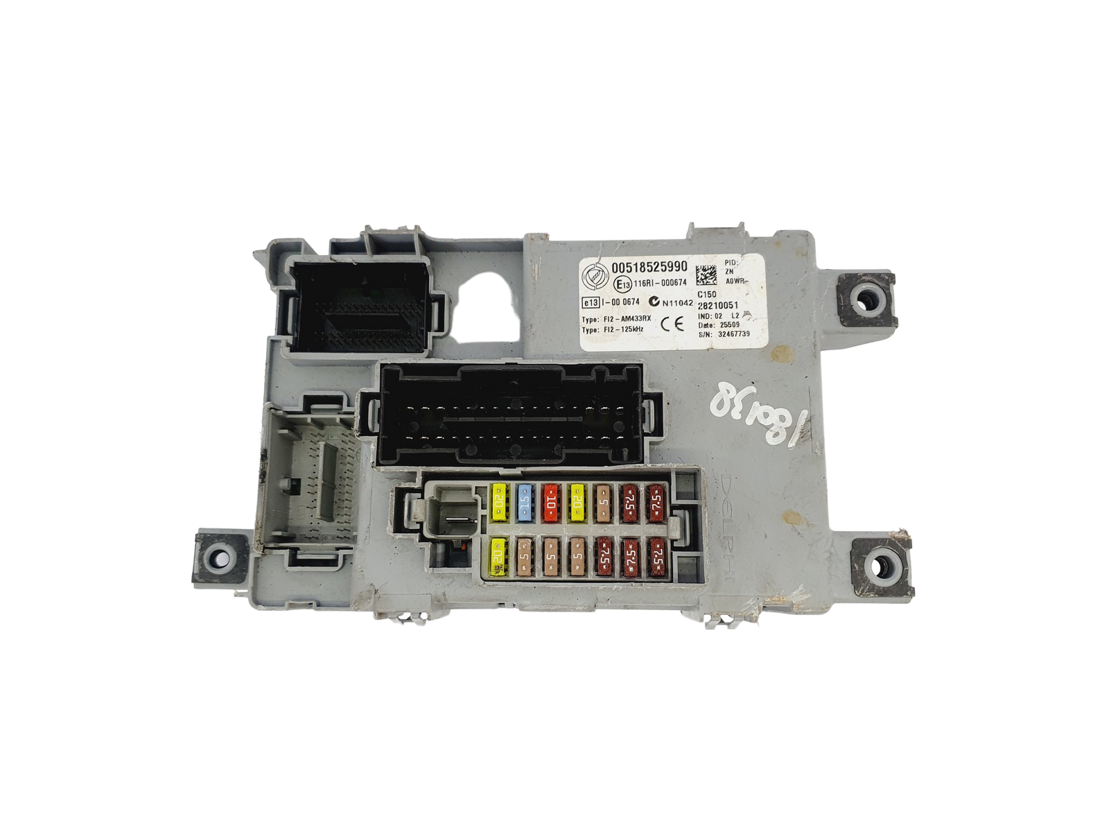 Blok Ovladačů BSI Fiat 00518525990 Delphi 35094 main product photo