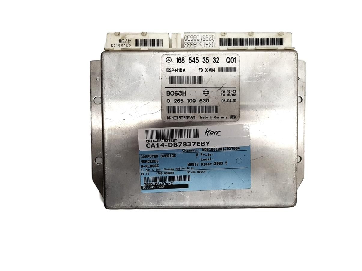 Blok Ovladačů ESP 1685453532 0265109630 Mercedes Bosch main product photo