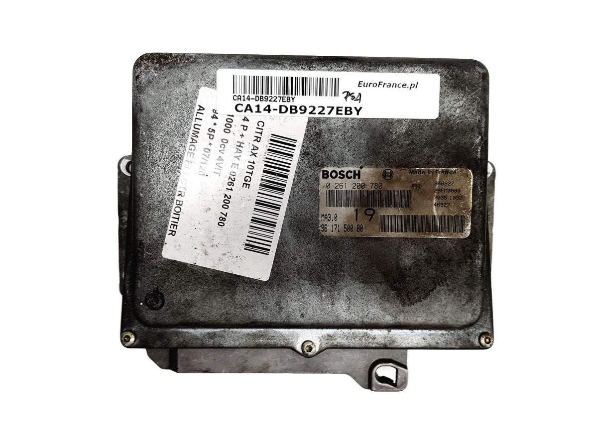 Blok Ovladačů 0261200780 9617150080 26FM0000 MA3.0 PSA Bosch 9227 main product photo