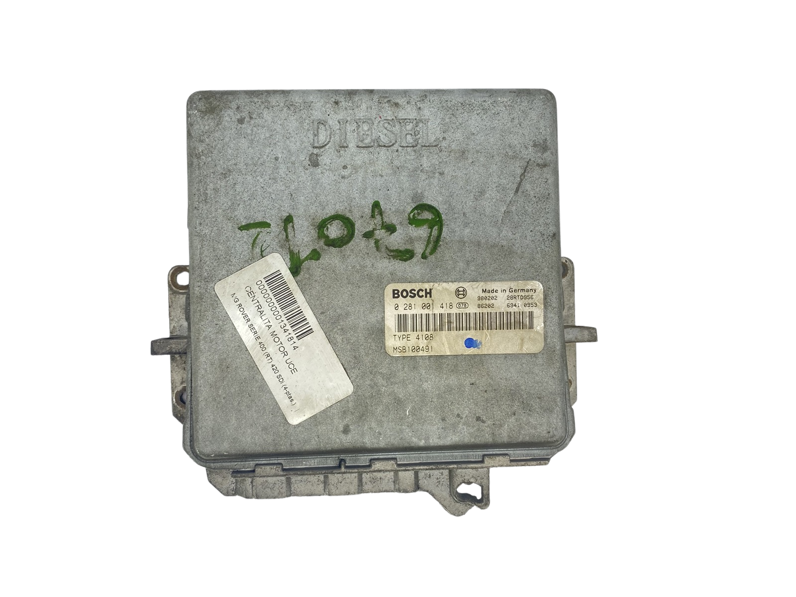Blok Ovladačů Rover MSB100491 0281001418 4108 Bosch 59876 main product photo