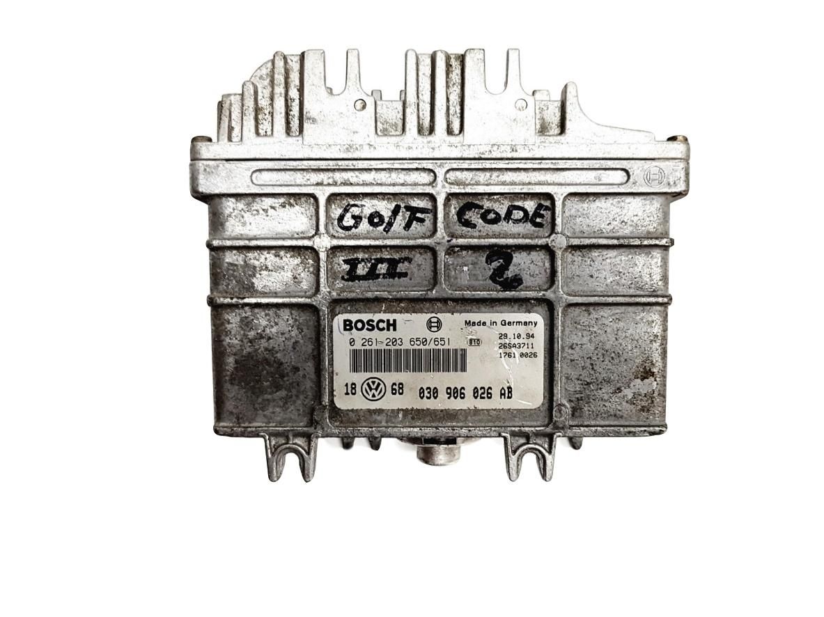 Blok Ovladačů 0261203650 030906026AB Volkswagen Bosch main product photo