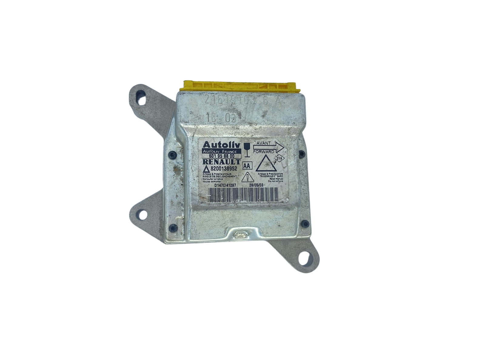 Blok Ovladačů 8200138952 601958800 Renault Autoliv 58544 main product photo