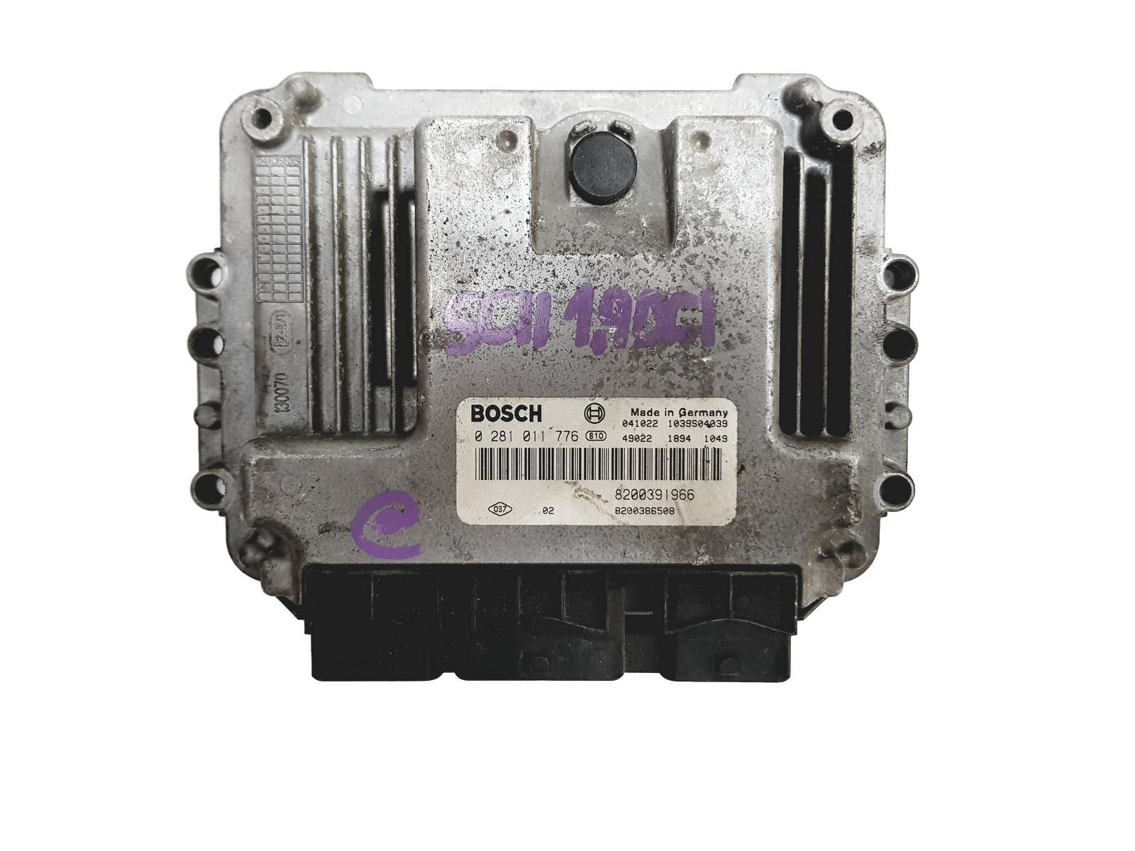 Blok Ovladačů 0281011776 8200391966 8200386508 Renault Bosch 12375 main product photo