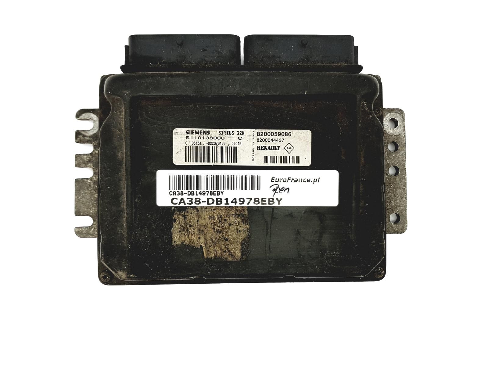 Blok Ovladačů S110138000C 8200059086 8200044437 Renault Siemens 14978 main product photo