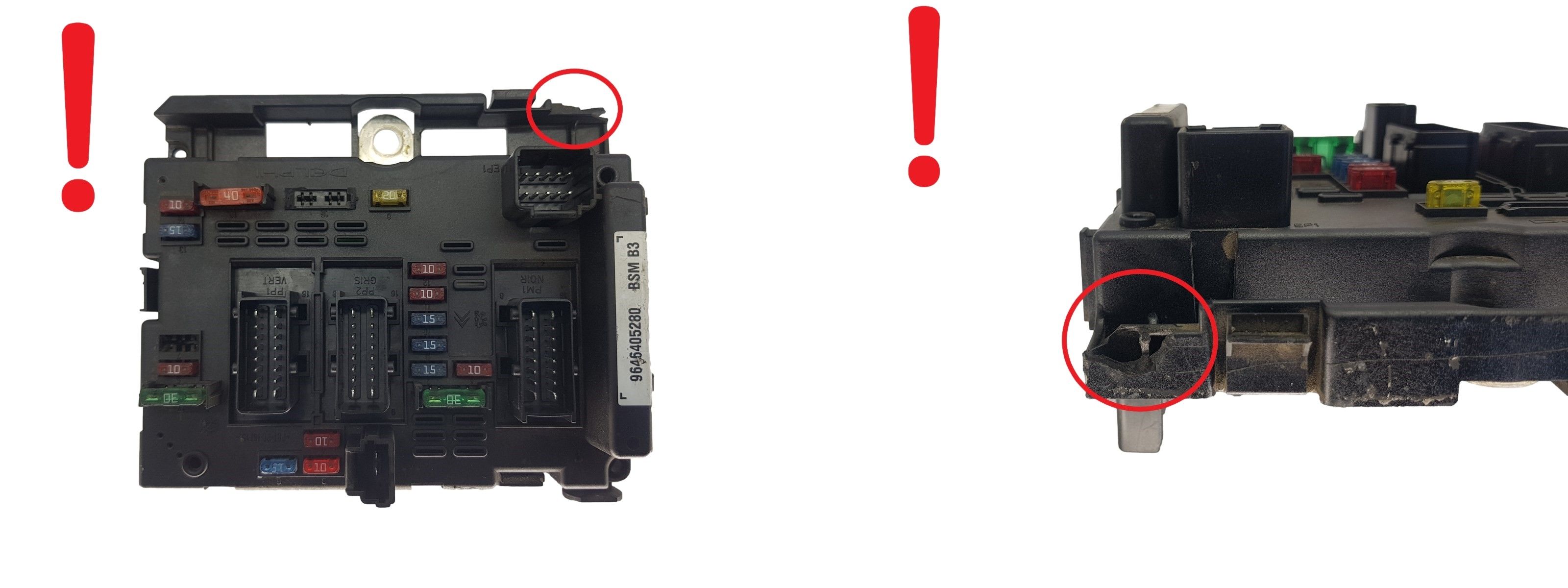 Blok Ovladačů BSM B3 9646405280 PSA Delphi 2030 main product photo