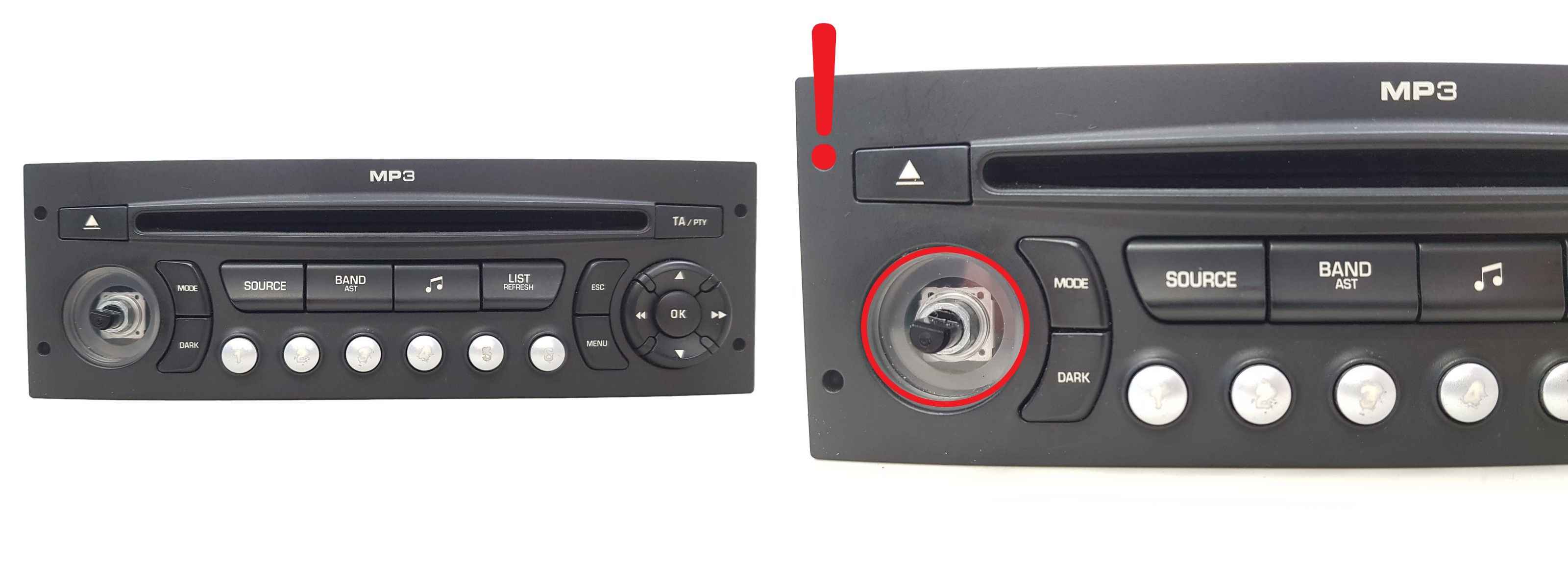 Rádio Cd Mp3 Citroen Peugeot 96633422XT A2C53119559 main product photo