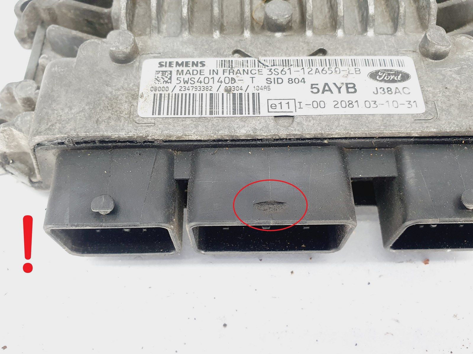 Blok Ovladačů 3S61-12A650-LB 5WS40140D-T SID 804 Ford Siemens 42844 main product photo