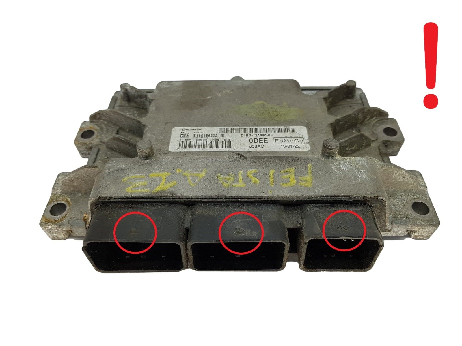 Blok Ovladačů D1BG-12A650-BE S180156302E 0DEE EMS2211 FoMoCo Ford main product photo