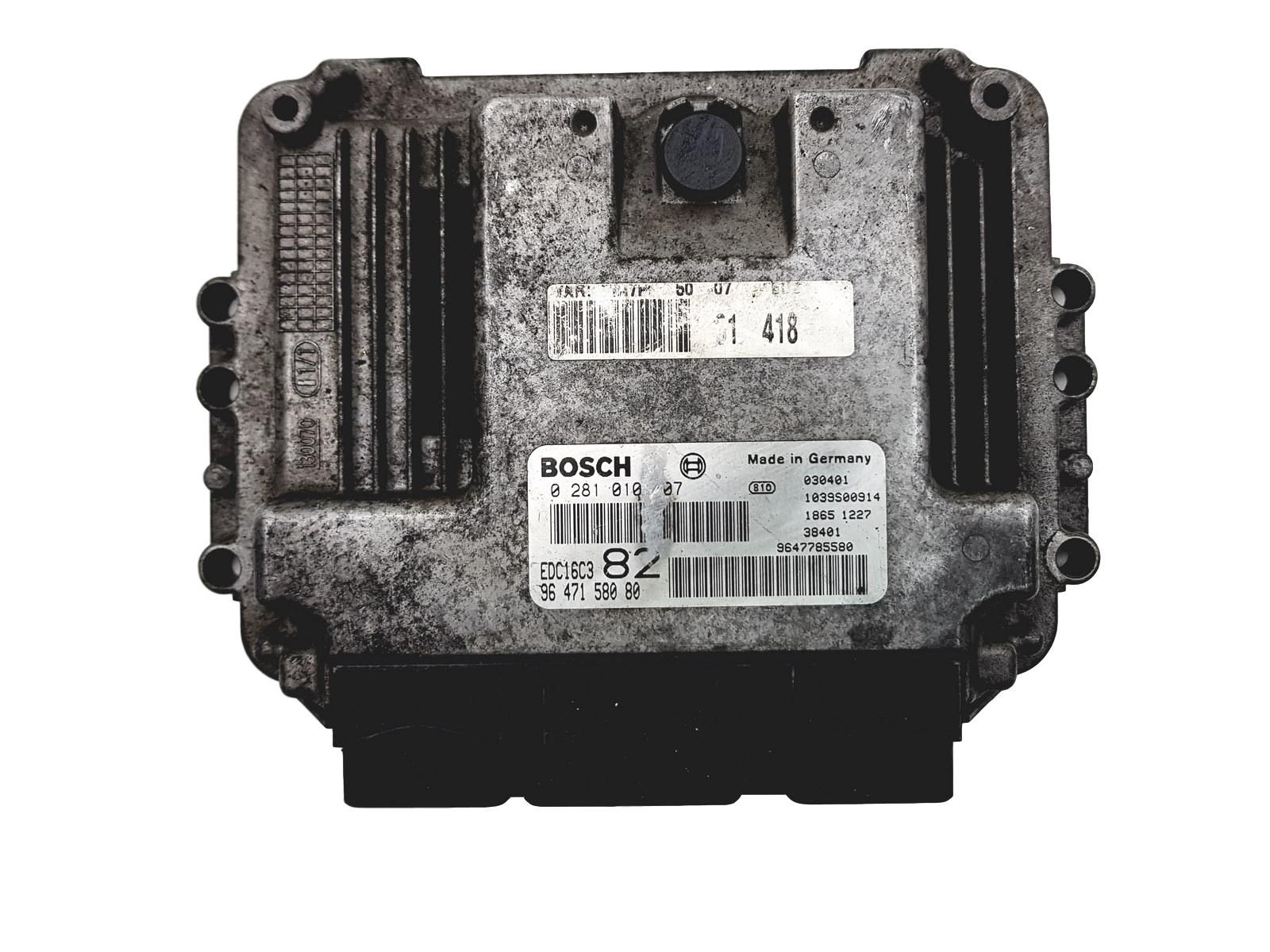 Blok Ovladačů 0281010707 9647158080 9647785580 PSA Bosch 3067 main product photo