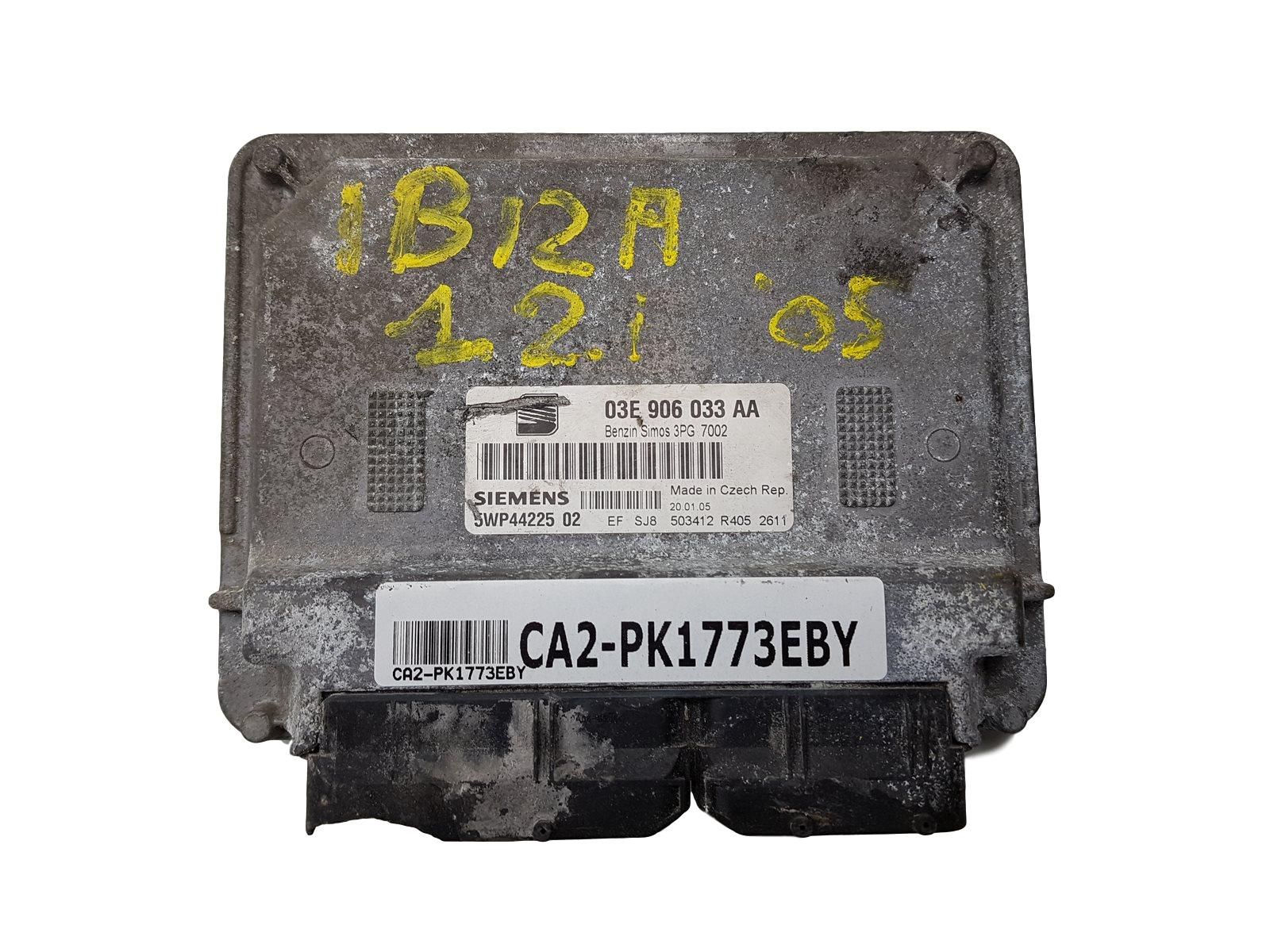 Řídicí Jednotka Motoru 03E906033AA 5WP44225 Seat 1773 main product photo