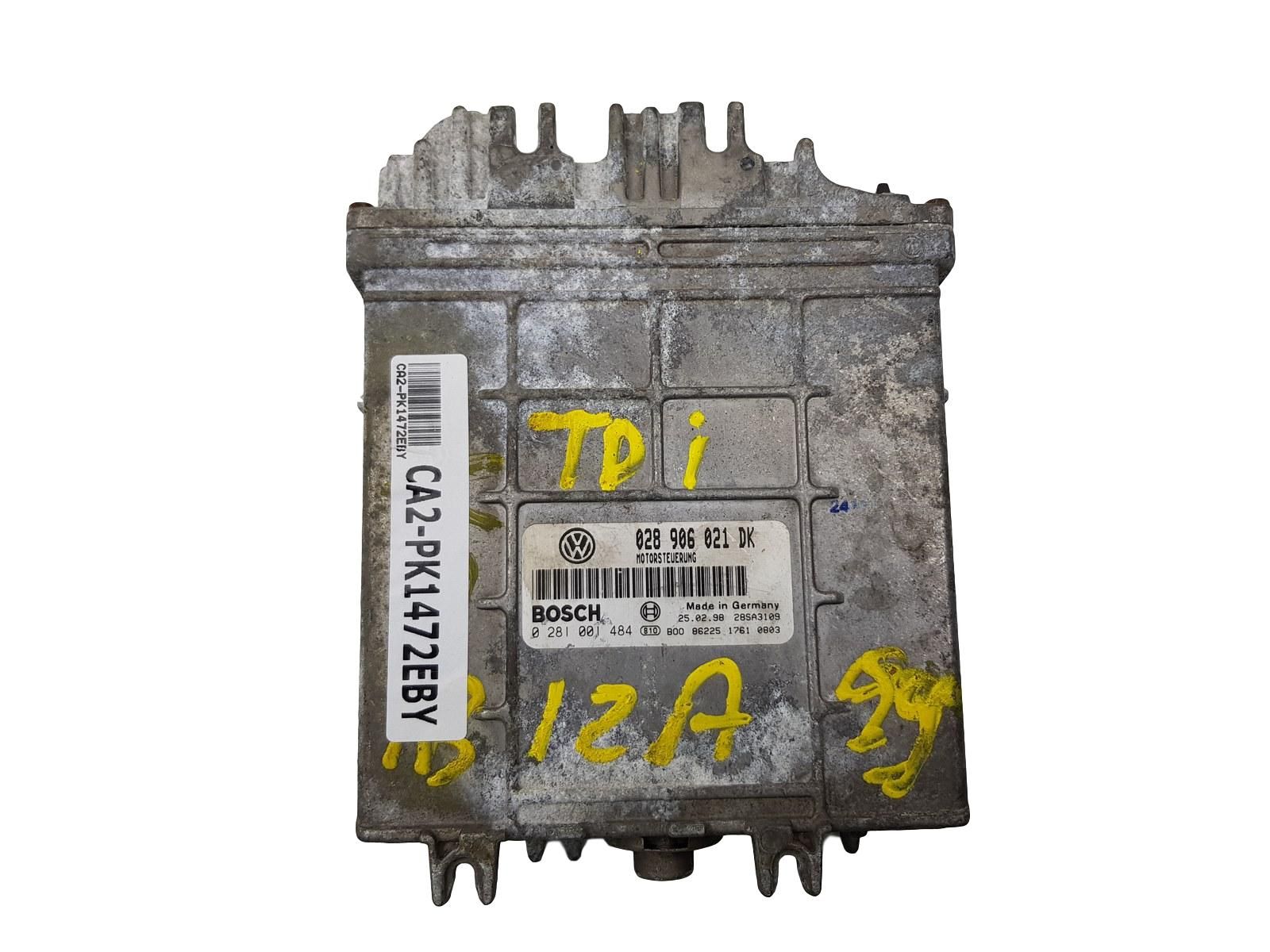 Řídicí Jednotka Motoru 028906021DK 0281001484 VW Seat 1472 main product photo