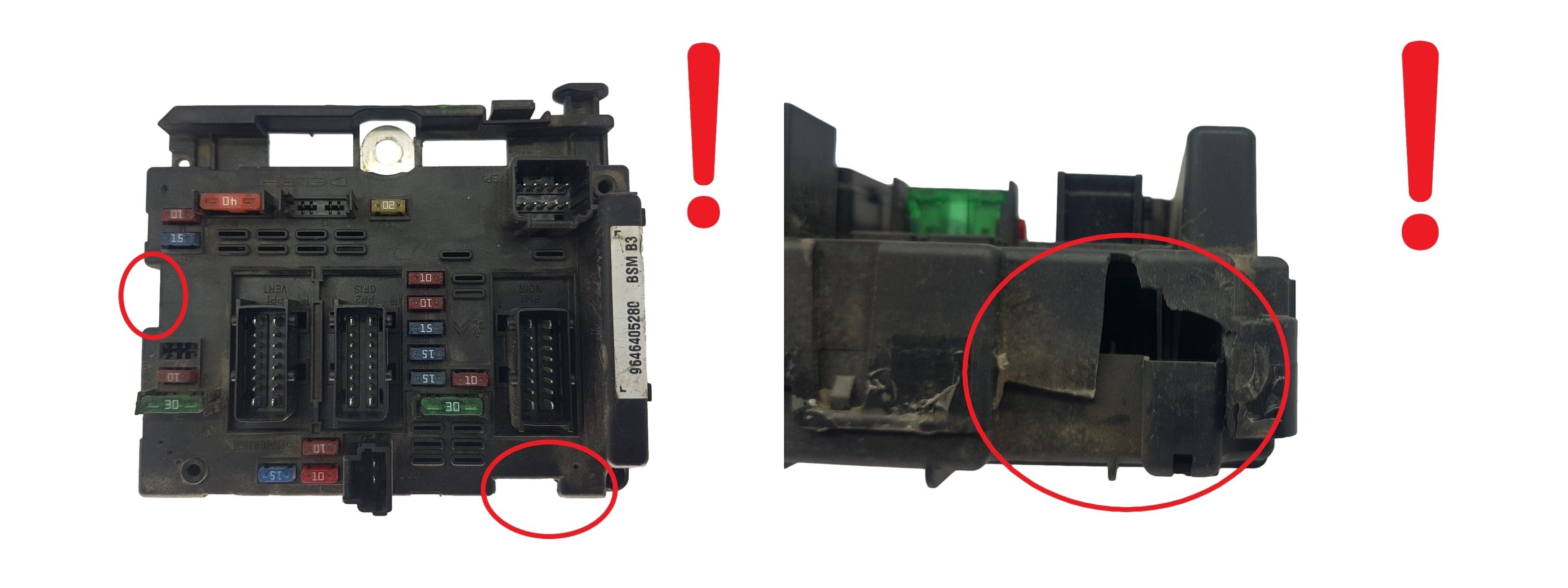 Blok Ovladačů BSM B3 9646405280 PSA Delphi 1765 main product photo
