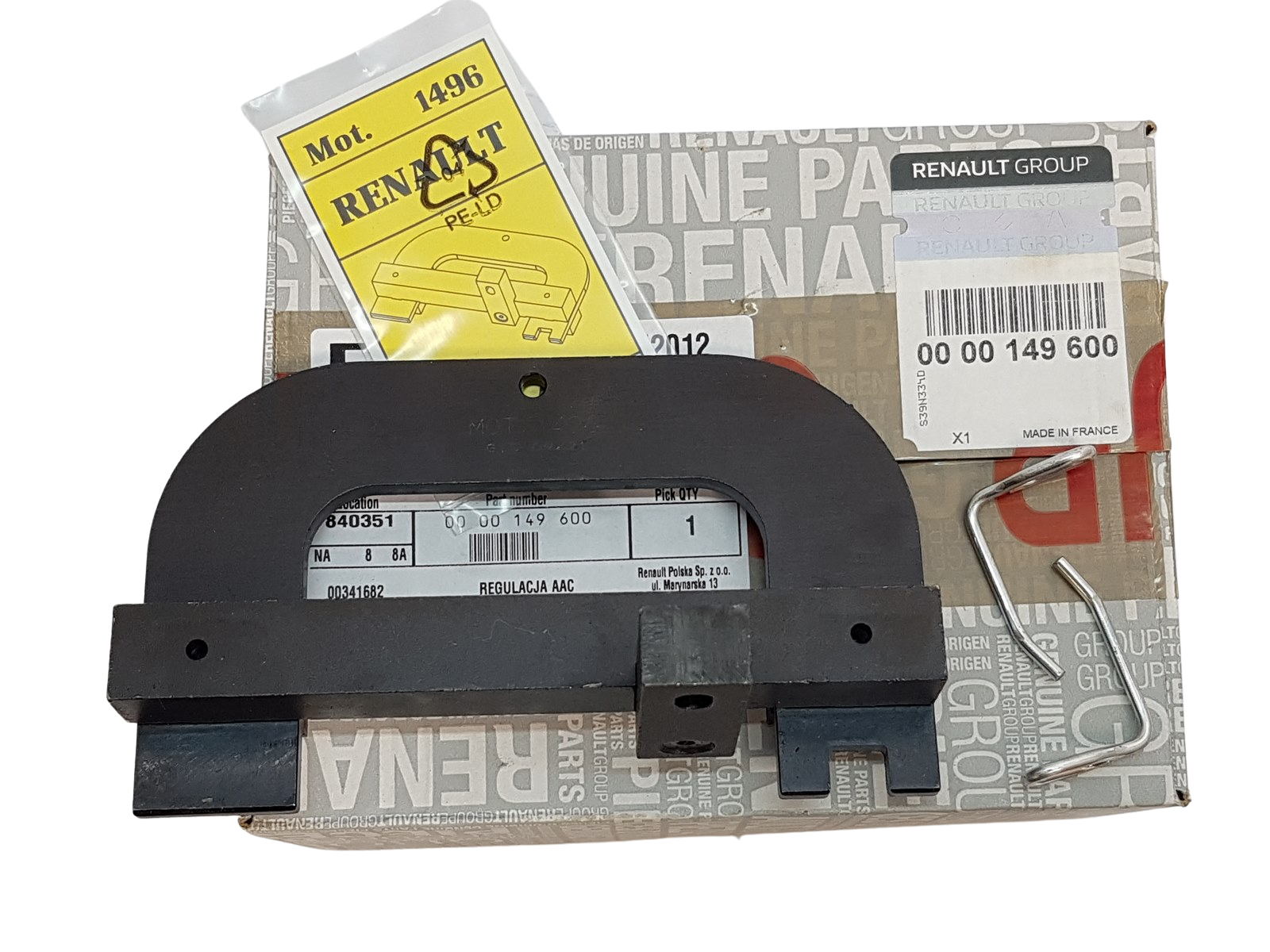 Sada Na Opravu Nový originál Renault 0000149600 main product photo
