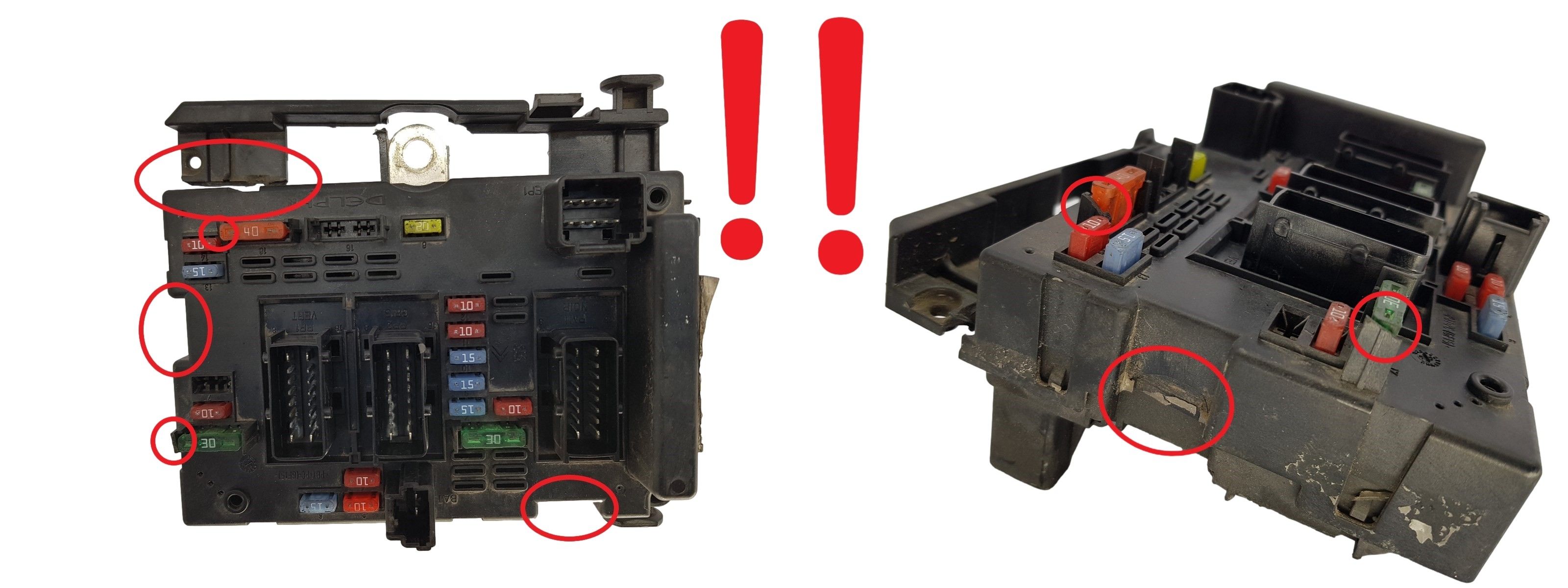 Blok Ovladačů BSM B3 9650664080 PSA Delphi 1380 main product photo
