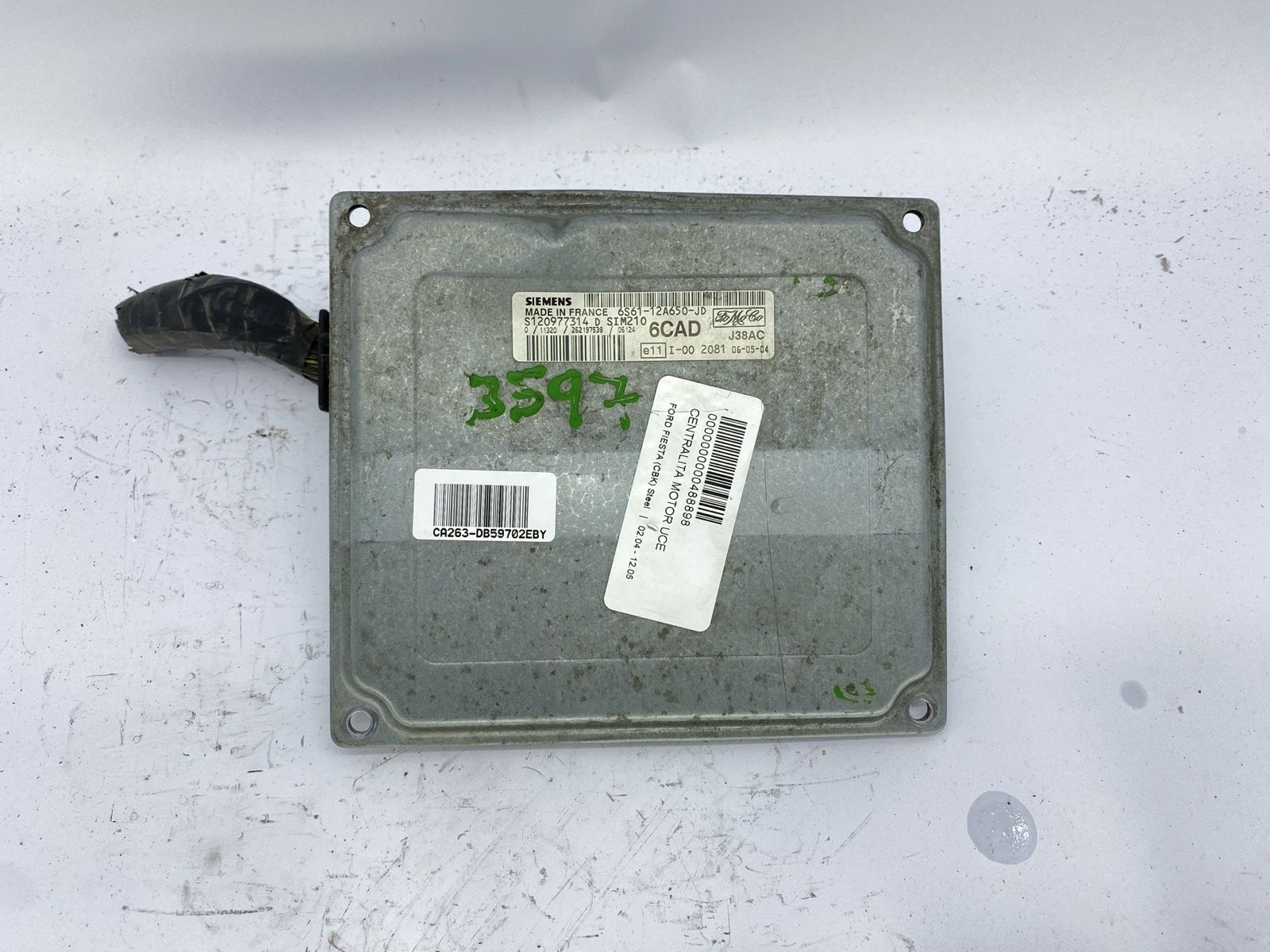 Blok Ovladačů S120977314D 6S61-12A650-JD Ford Siemens 59702 main product photo