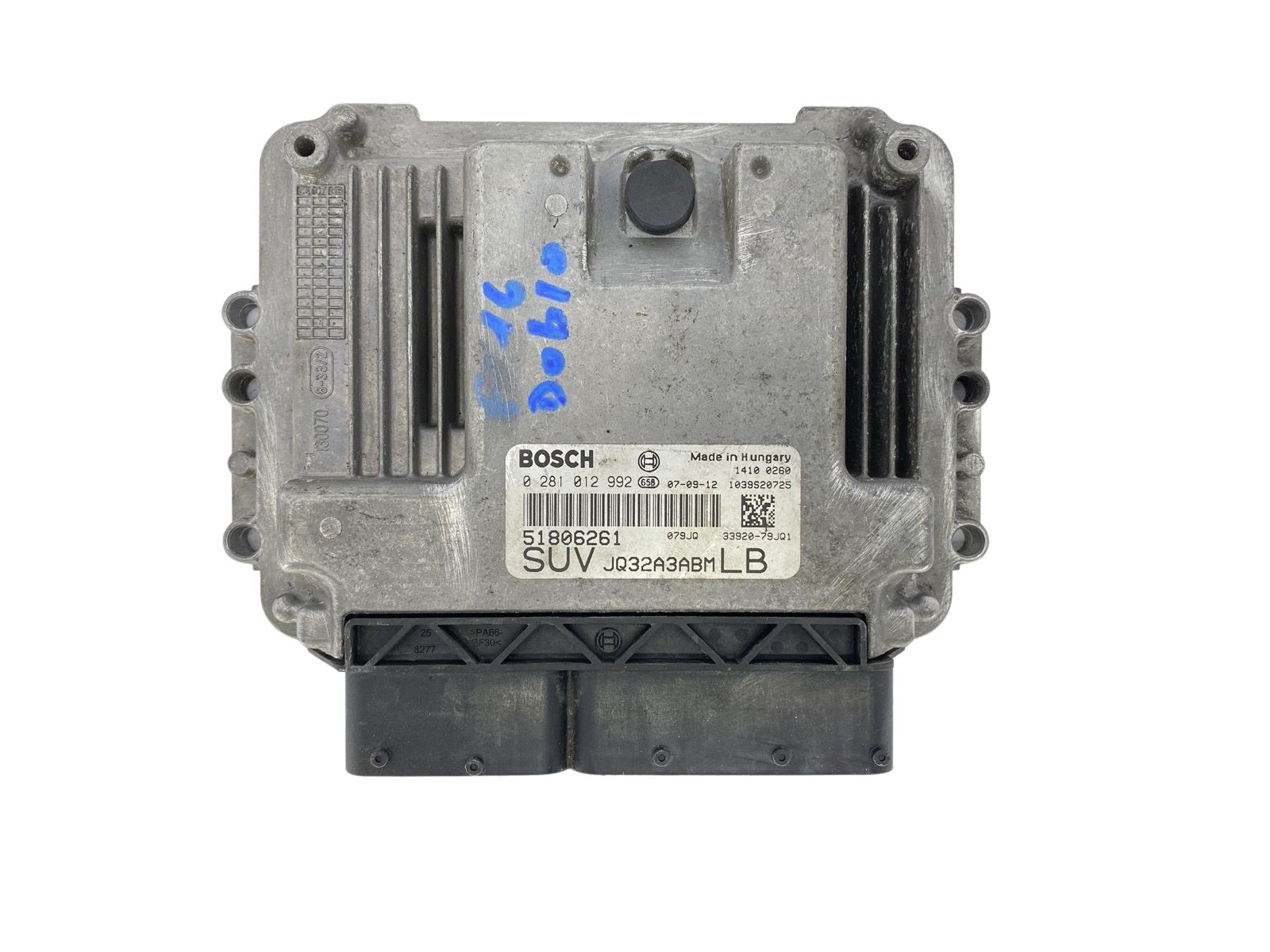 Blok Ovladačů 0281012992 51806261 JQ32A3ABM Fiat Bosch 54184 main product photo
