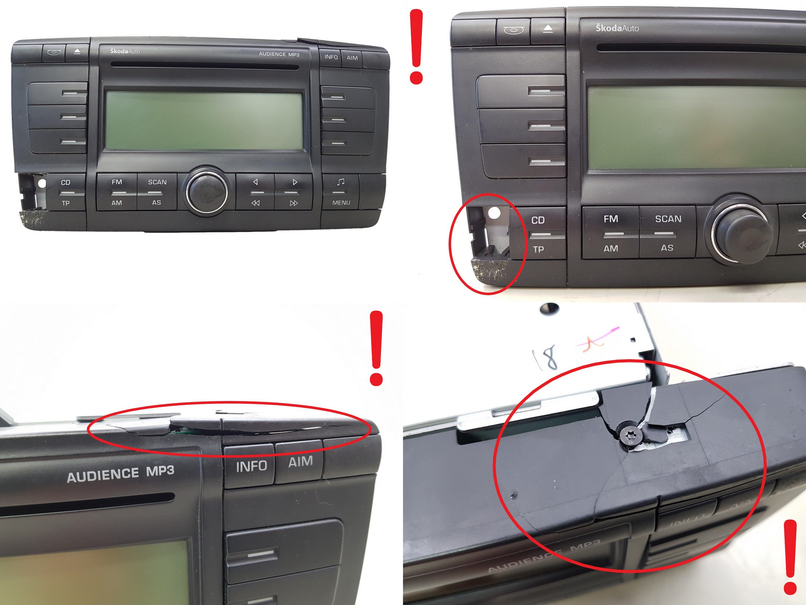Rádio Cd Skoda Octavia 2 1Z0035156C Audience MP3 main product photo