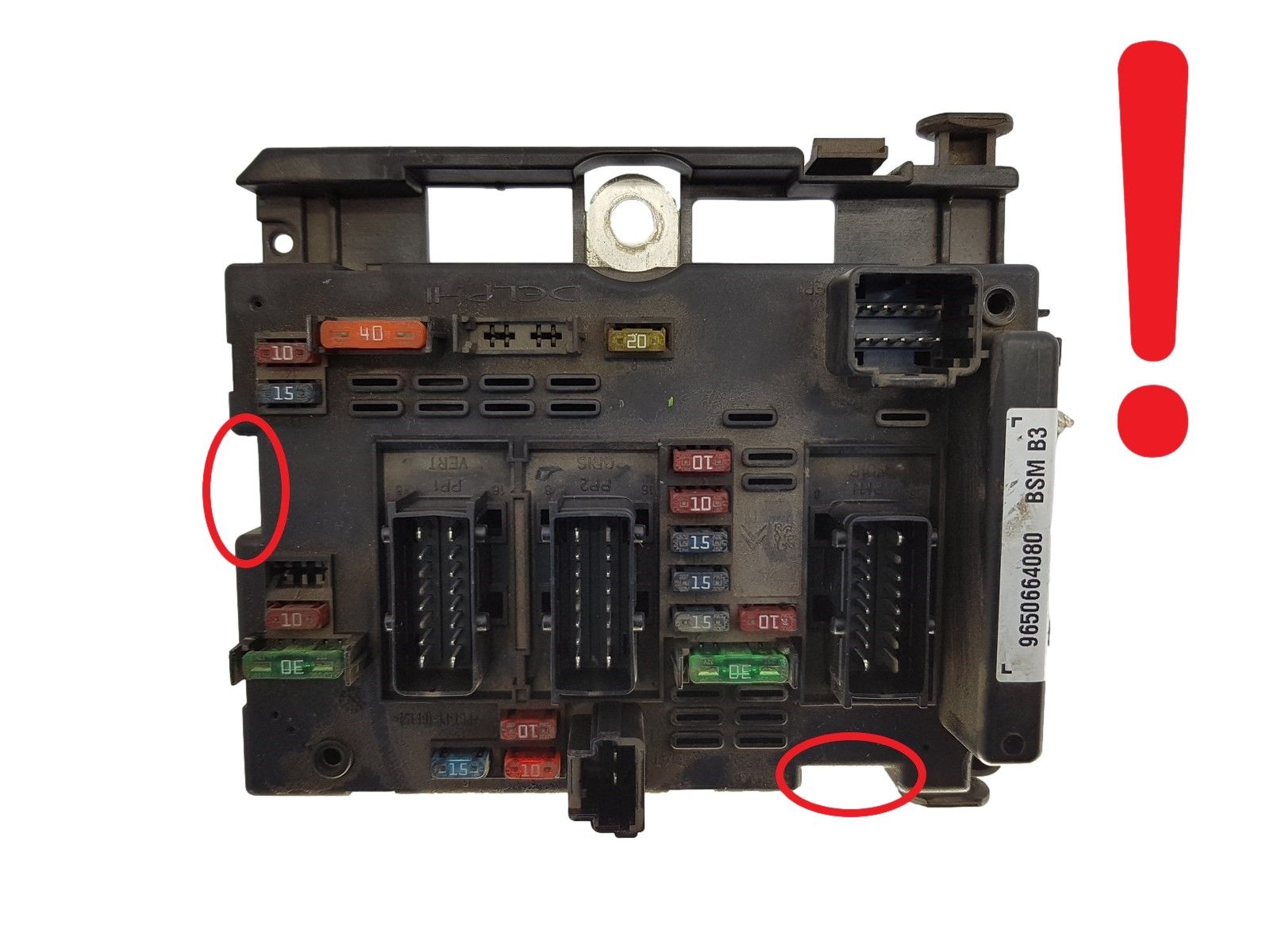 Blok Ovladačů BSM B3 9650664080 PSA Delphi 1235 main product photo
