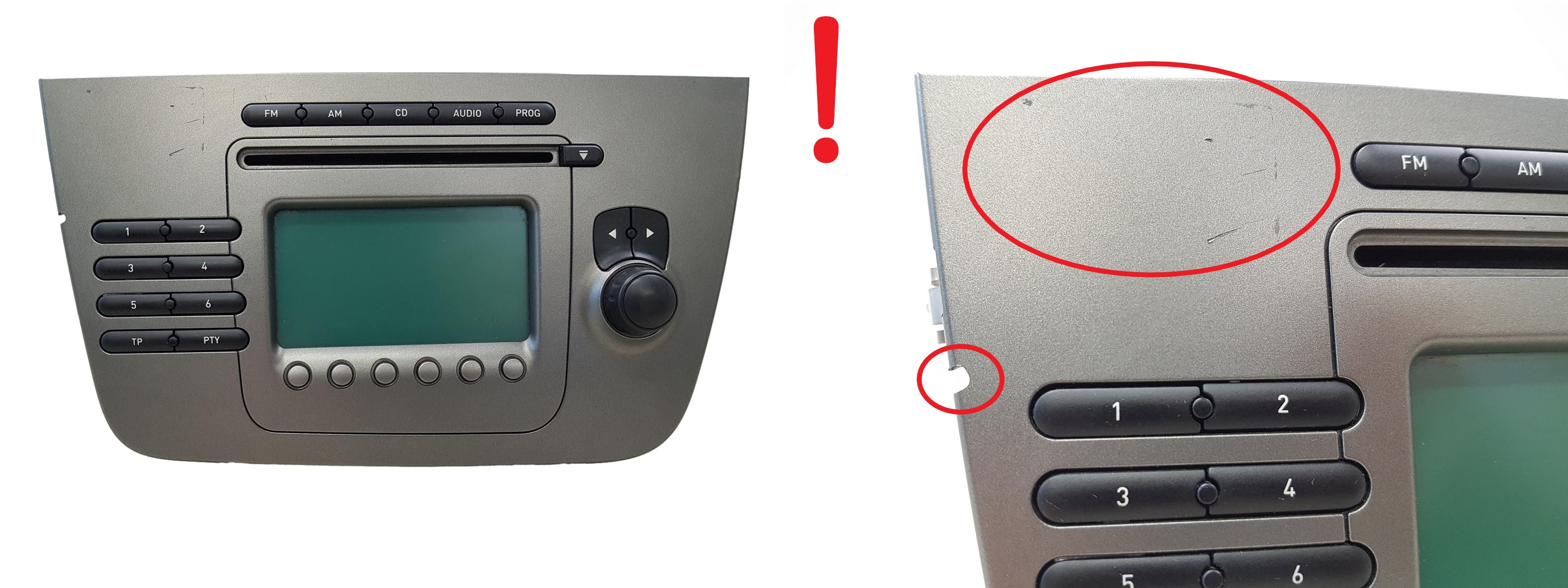 Rádio Cd Seat Altea 5P1035152 1GZ 7644341366 Blaupunkt main product photo