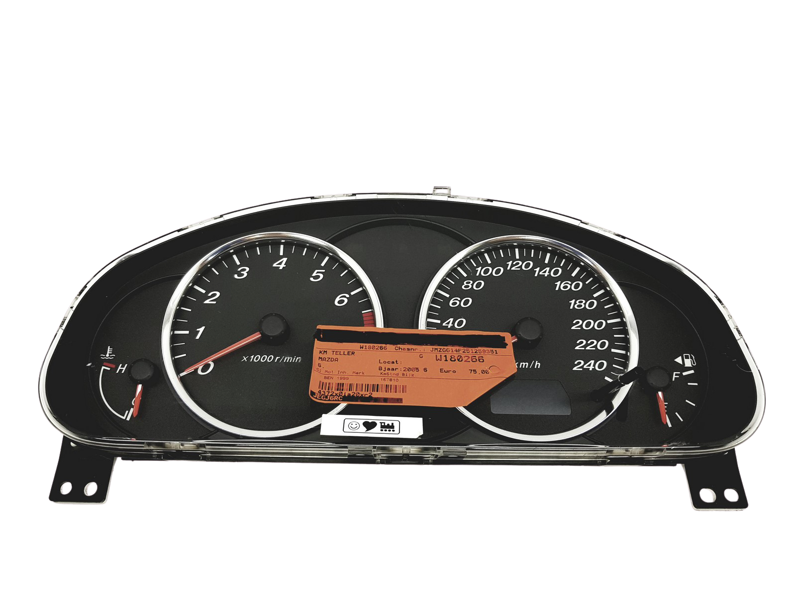 Otáčkoměr Mazda 6 JEGJ6RC 32301 main product photo