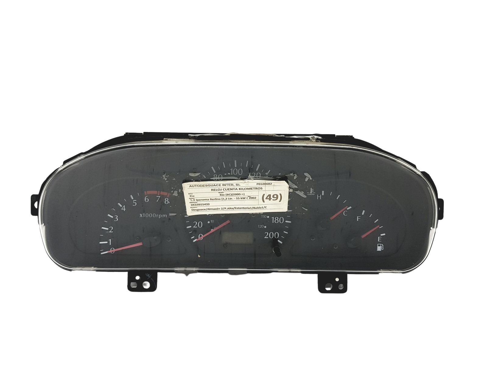 Otáčkoměr Kia Rio 0K33B55430 B 57640 main product photo