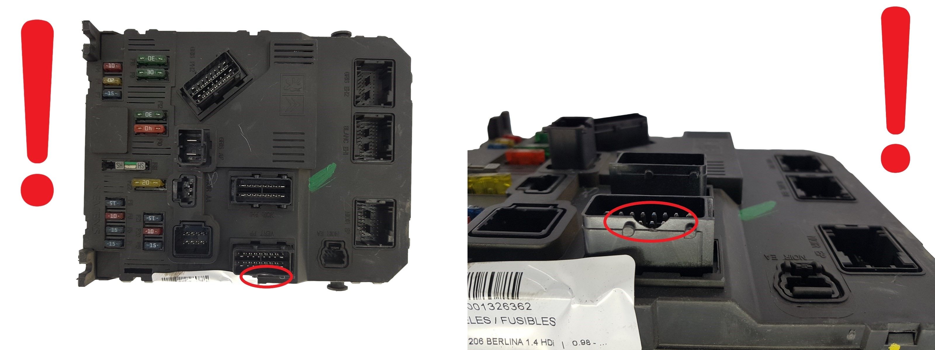Blok Ovladačů BSI E02-00 9650584680 S118085220B PSA Siemens 1343 main product photo