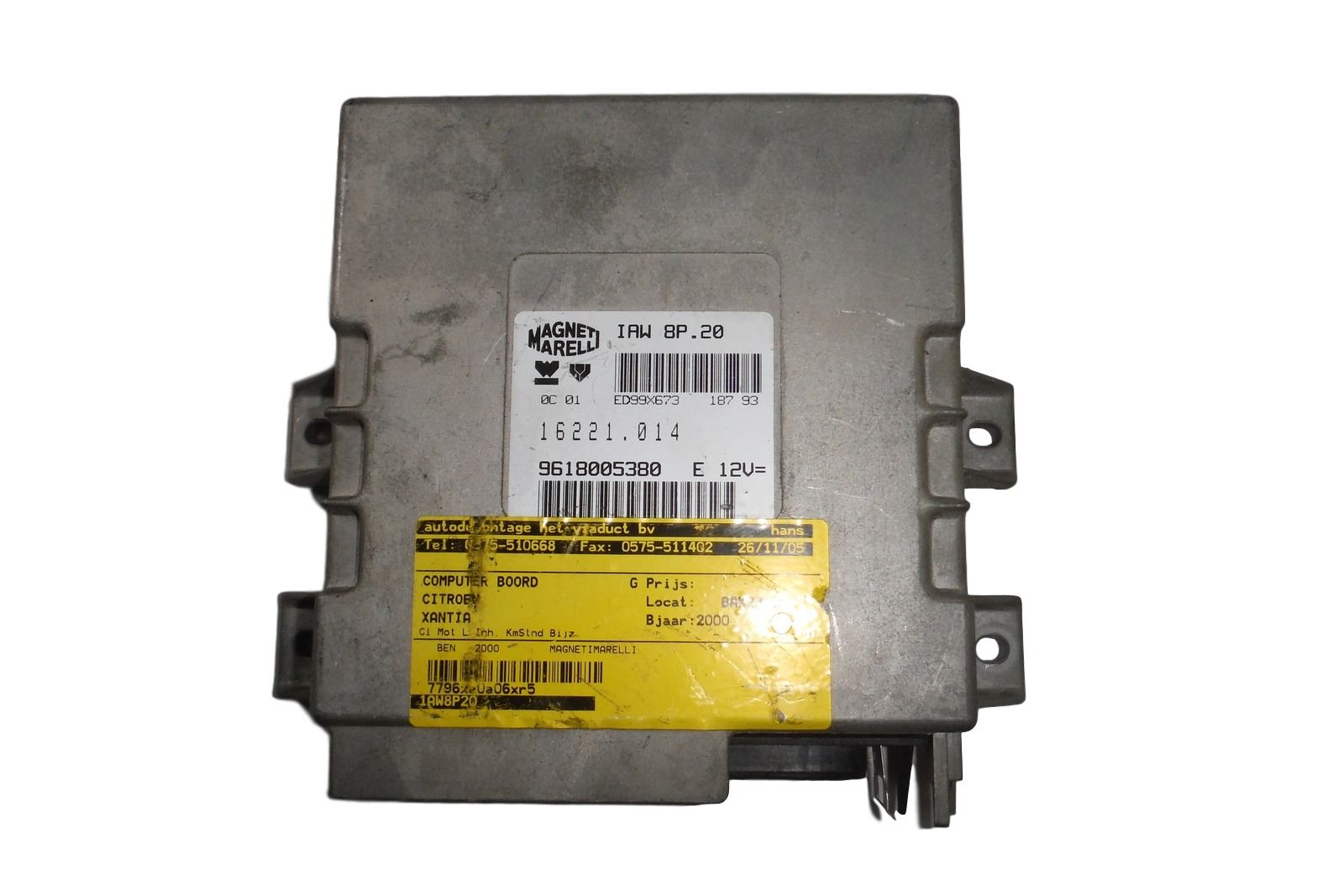 Komputer Silnika 9618005380 E Citroen Xantia main product photo