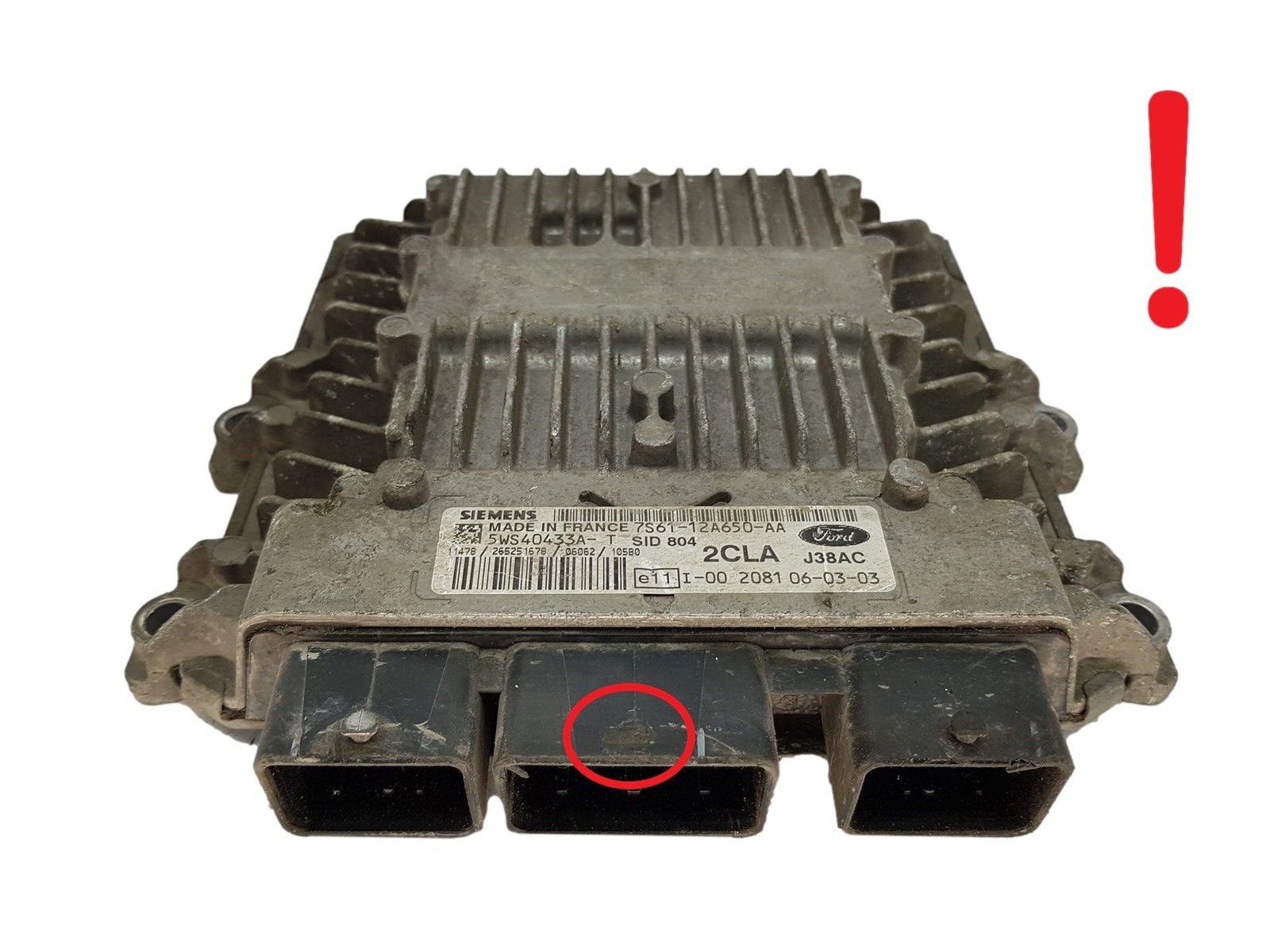 Blok Ovladačů 7S61-12A650-AA 5WS40433A-T SID 804 2CLA Ford Siemens 14868 main product photo