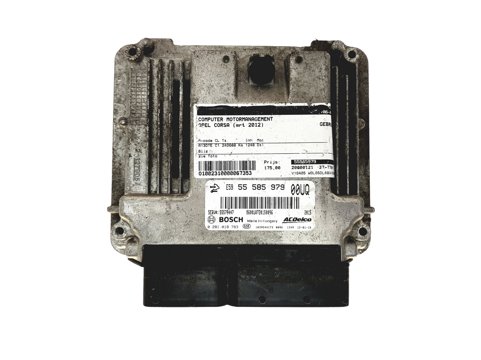 Blok Ovladačů 55585979 0281018783 Opel Bosch 29888 main product photo