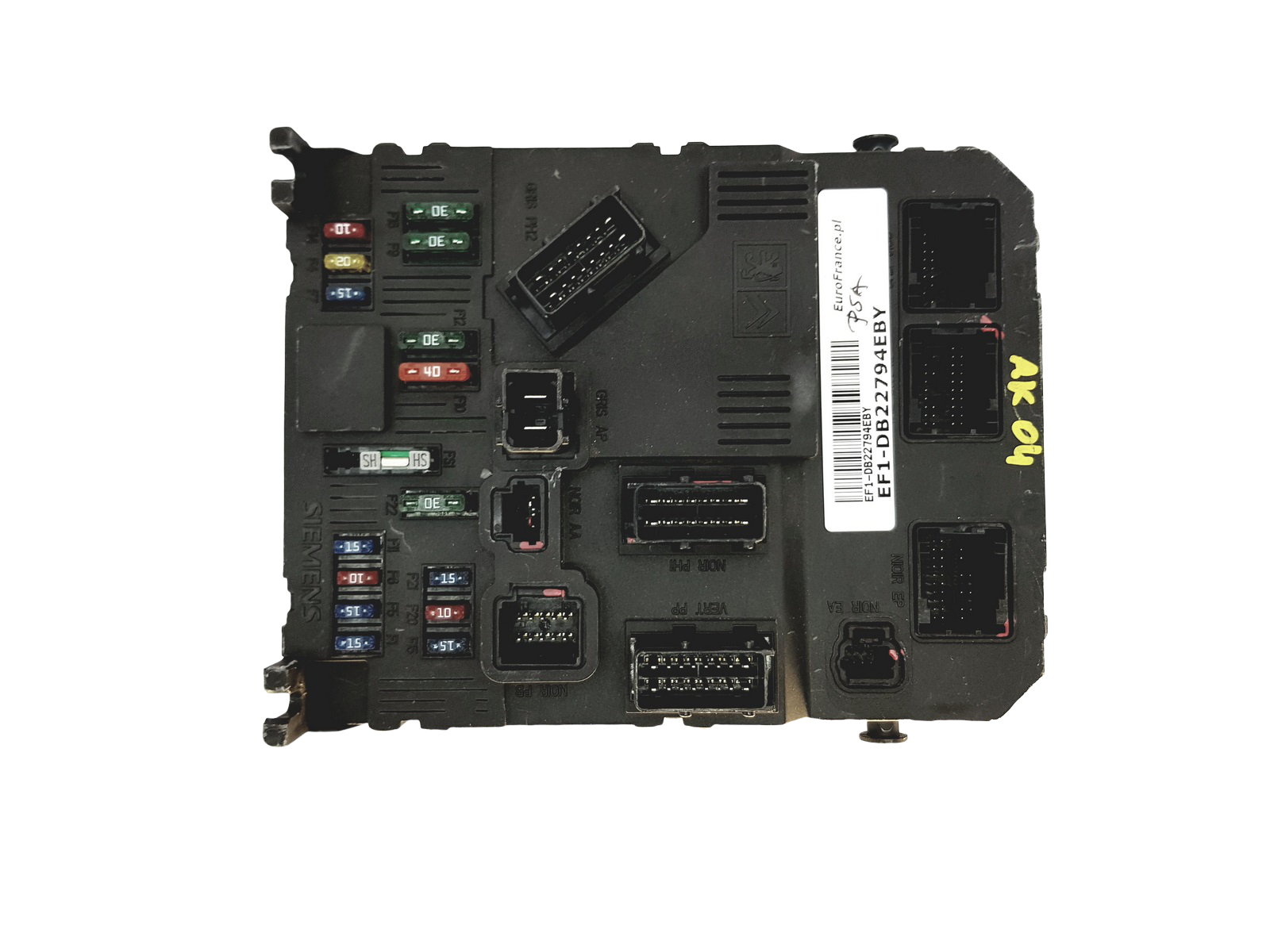 Blok Ovladačů BSI E02-00 S118085210D 9645747480 PSA Siemens 22794 main product photo
