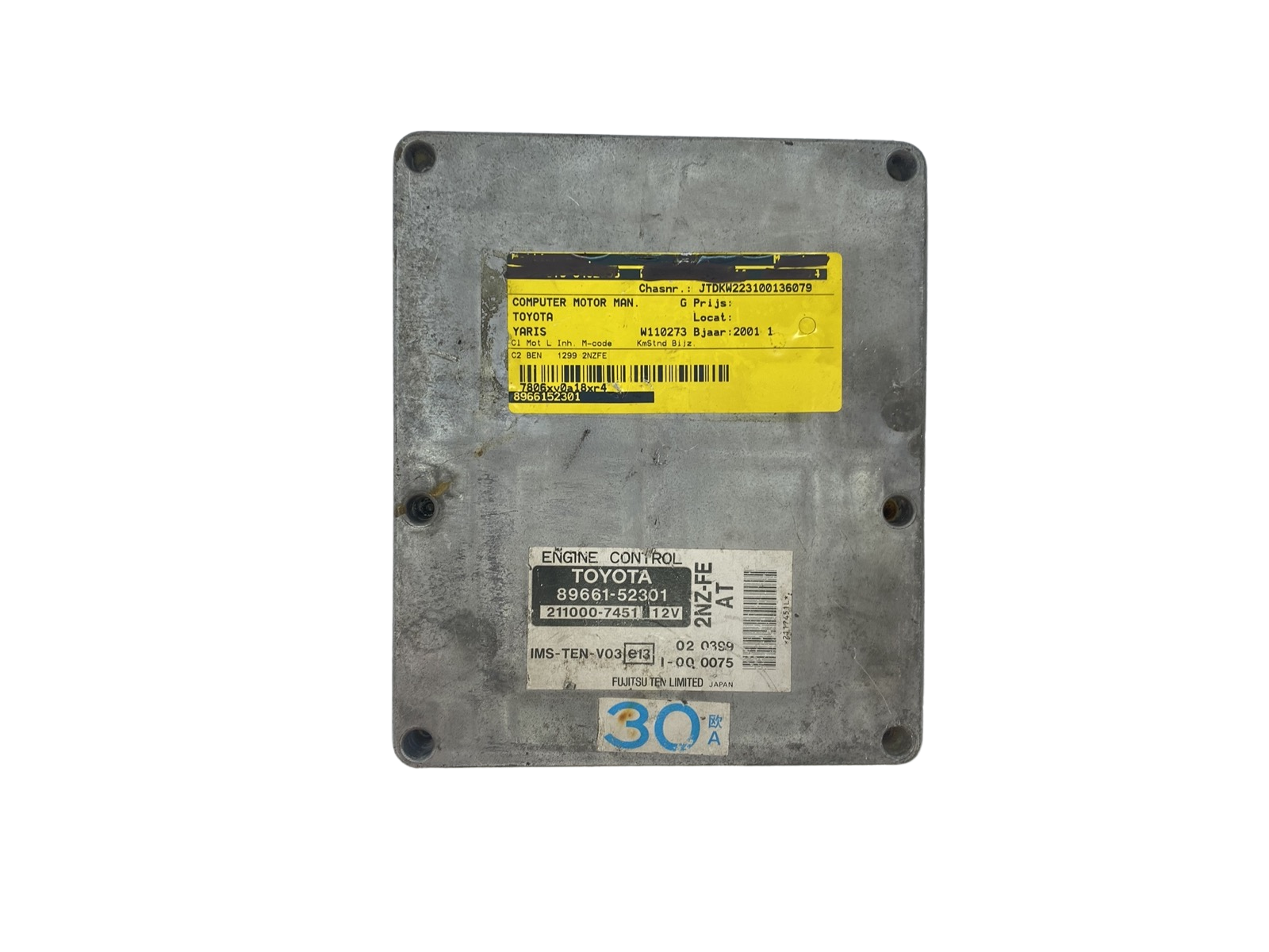 Blok Ovladačů 89661-52301 211000-7451 Toyota Fujitsu main product photo