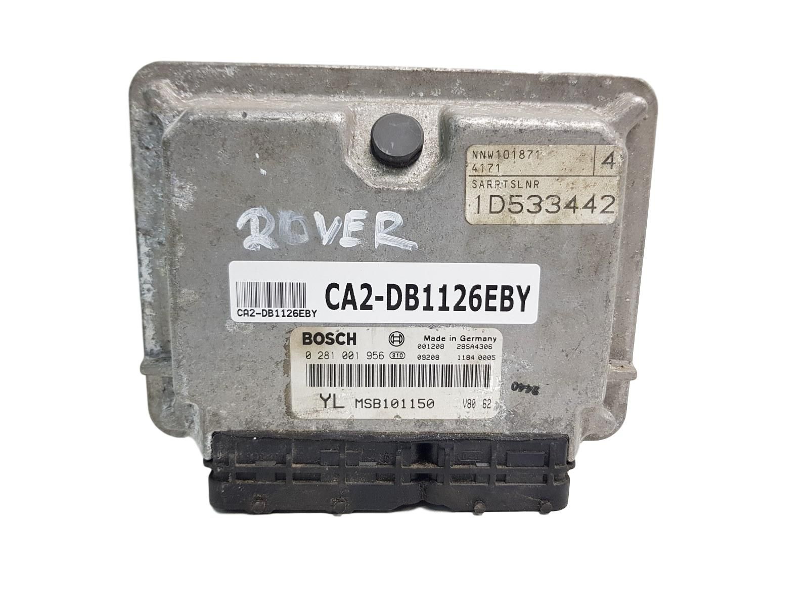 Řídicí Jednotka Motoru 0281001956 MSB101150 Rover main product photo