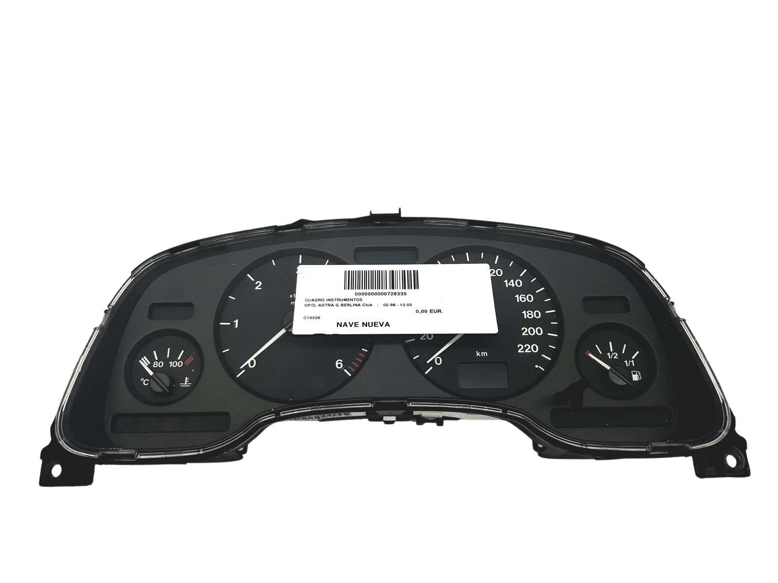 Tachometr Opel 09228750DY Astra G 55496 main product photo