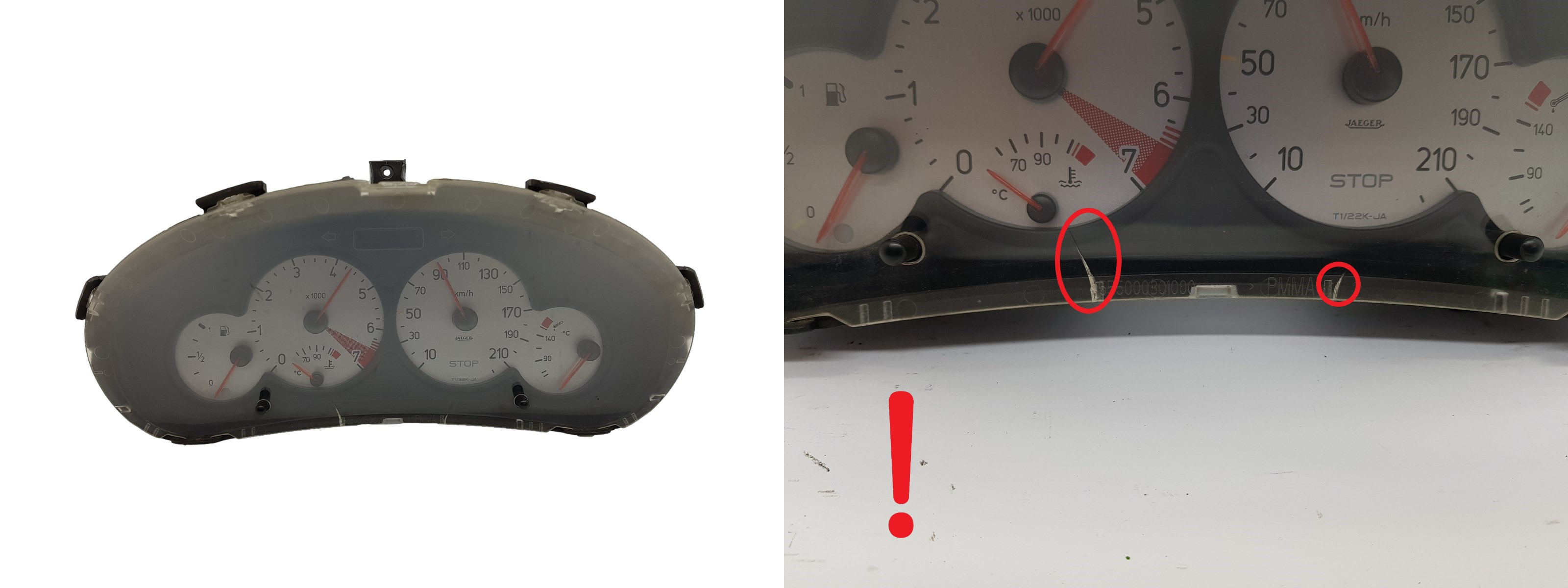 Otáčkoměr Peugeot 206 9648837180 3071 main product photo